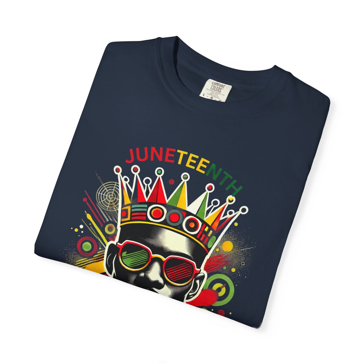 Unisex Black King Graphic Tee, Vibrant Afrocentric Shirt, African Heritage Gift, Kings Day Celebrations, Streetwear Fashion