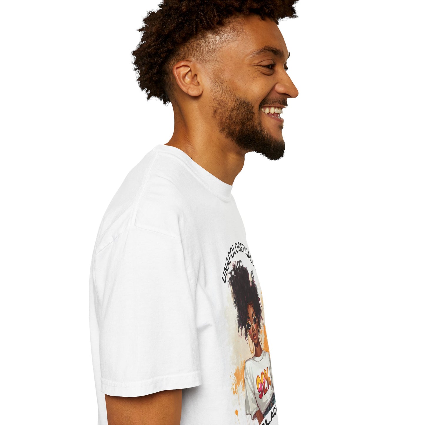 'Unapologetically Black 92%' - Empowering Unisex T-Shirt - Activism Wear, Cultural Pride