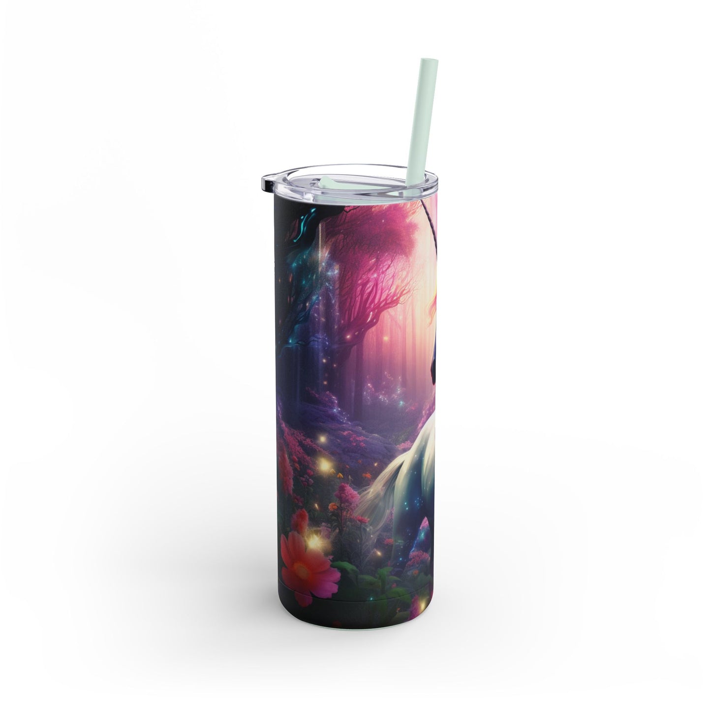 Unicorn Skinny Matte Tumbler, 20oz