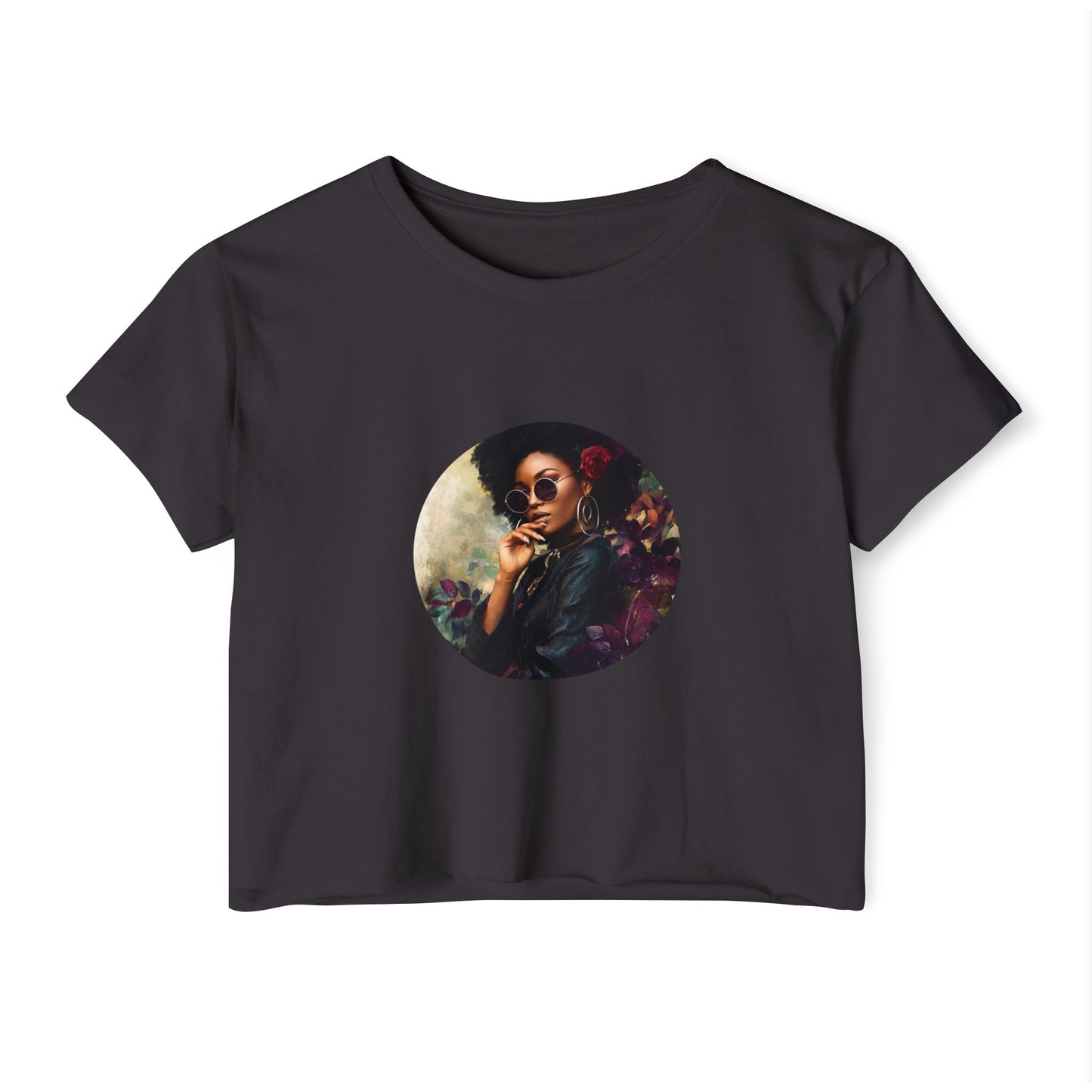 Bohemian Women's Festival Crop Top - Stylish Vintage Design