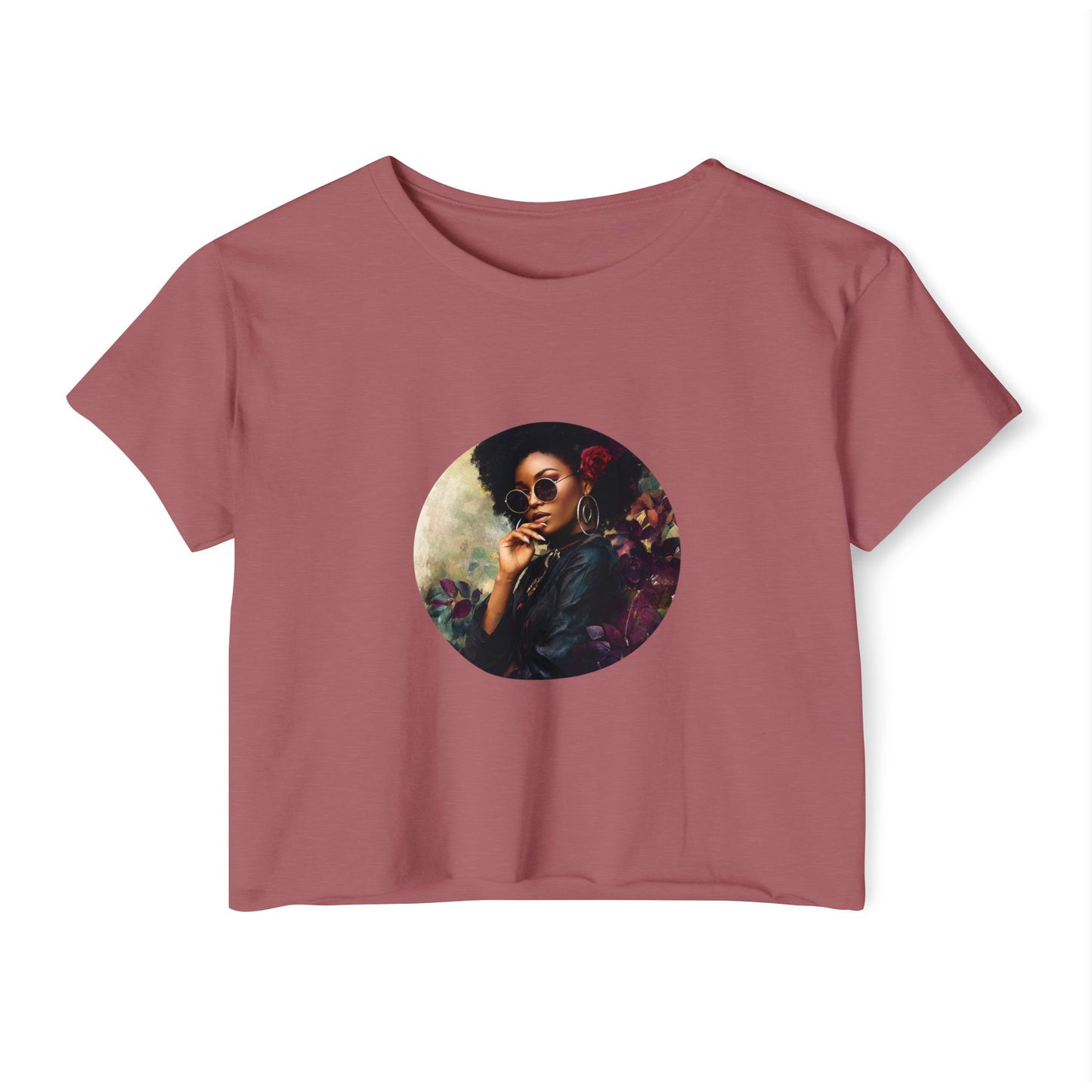 Bohemian Women's Festival Crop Top - Stylish Vintage Design