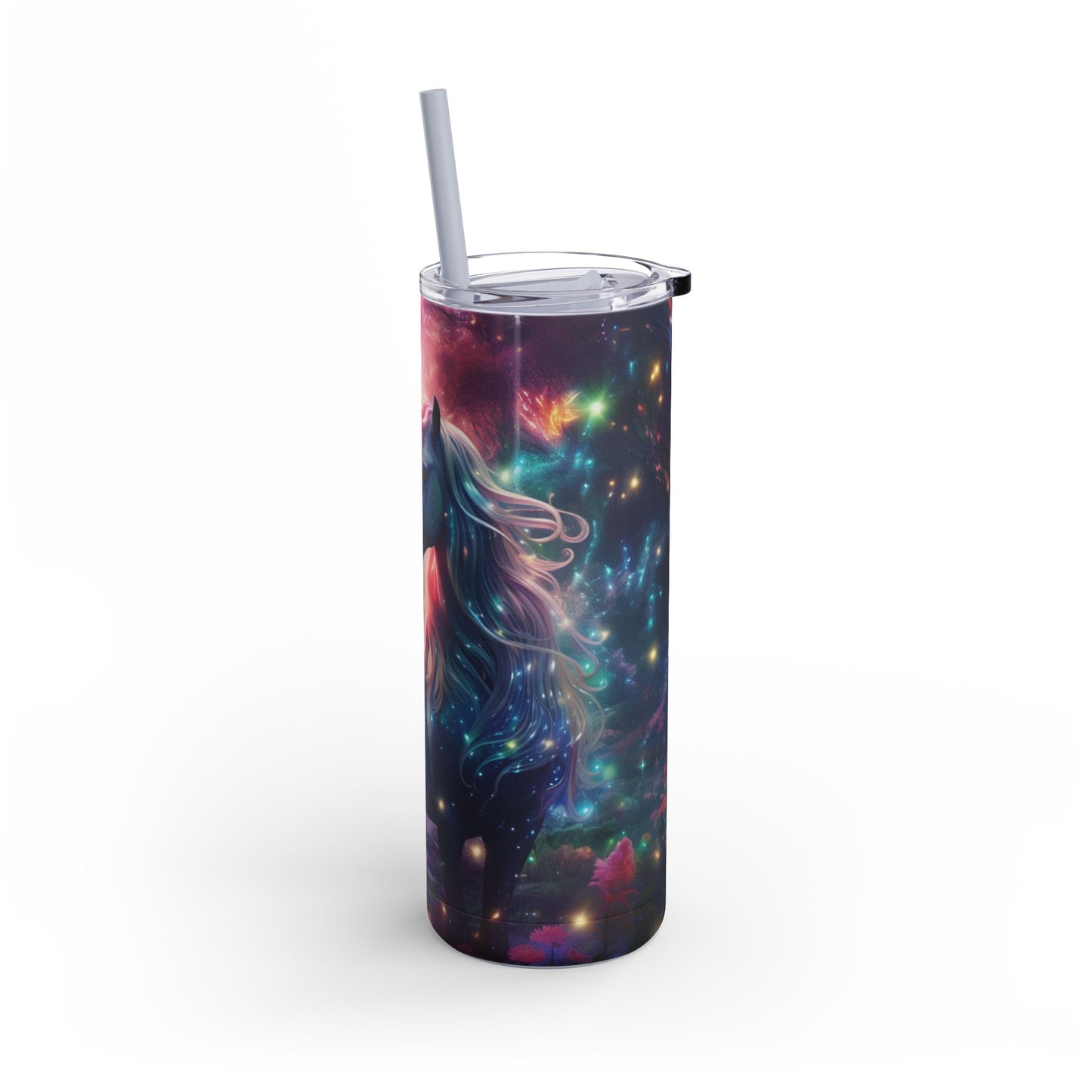 Unicorn Skinny Matte Tumbler, 20oz
