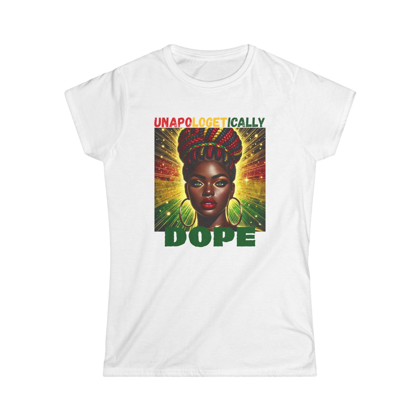 Unapologetically Dope Women's Tee - Empowering Graphic Shirt, Casual Wear, Gifts for Her, Black Girl Magic Fashion, Statement Tee