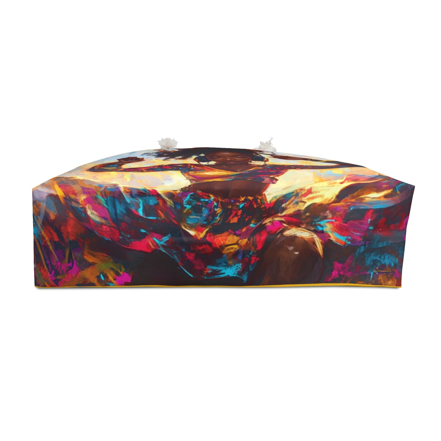 Vibrant Art Weekender Bag - Colorful Dance & Joyful Vibes for Travel & Leisure