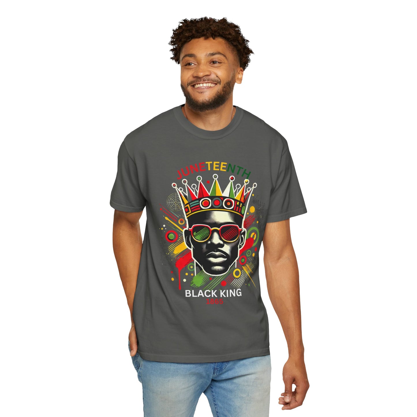 Unisex Black King T-shirt