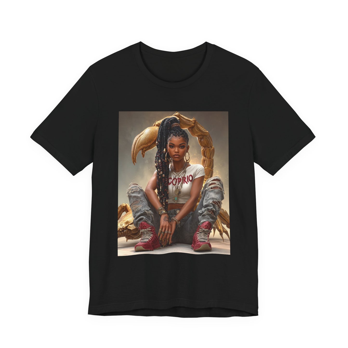 Edgy Fashion Graphic Tee, Unisex Jersey Short Sleeve Tee, Trendy Casual Wear, Gift for Hip Hop Lovers, Streetwear Style, Summer Essential