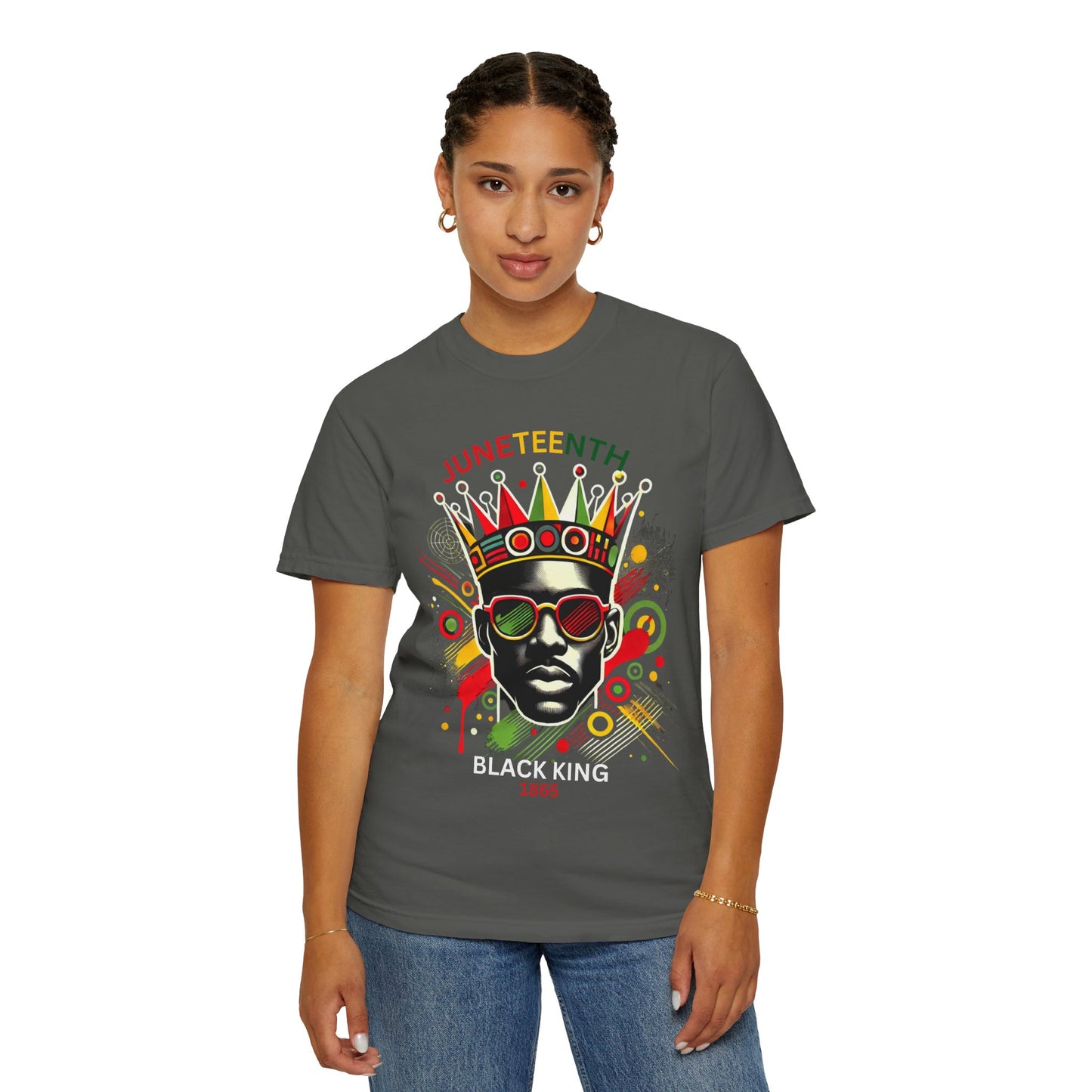 Unisex Black King T-shirt
