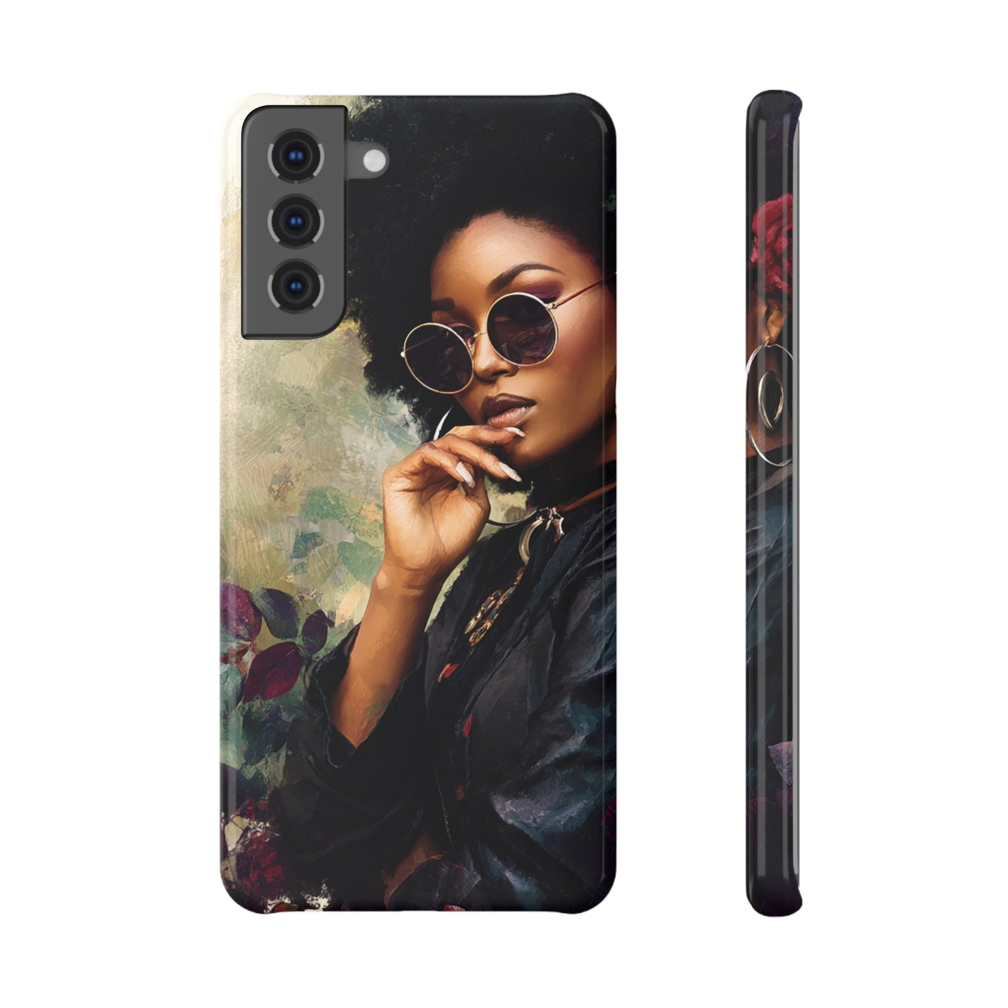 Stylish Slim Snap Case with Elegant Portrait Design