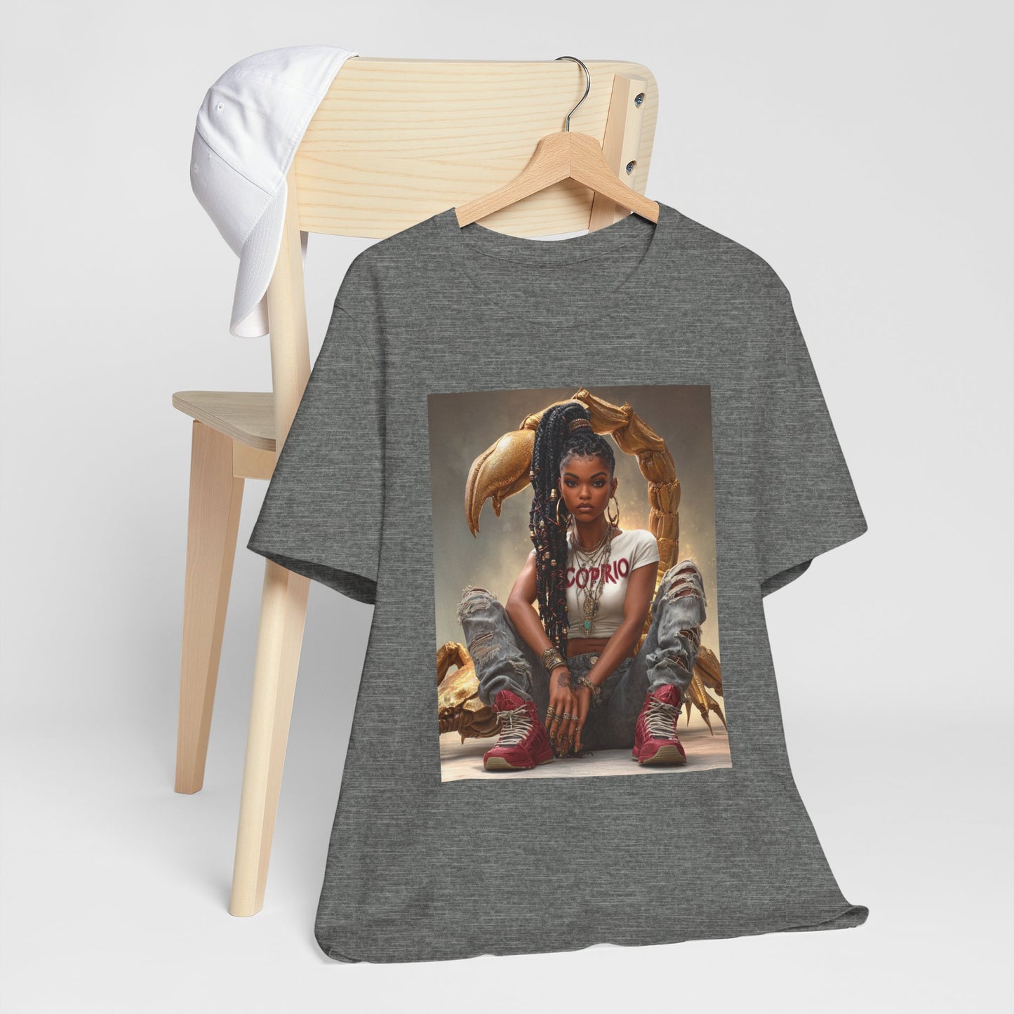 Edgy Fashion Graphic Tee, Unisex Jersey Short Sleeve Tee, Trendy Casual Wear, Gift for Hip Hop Lovers, Streetwear Style, Summer Essential