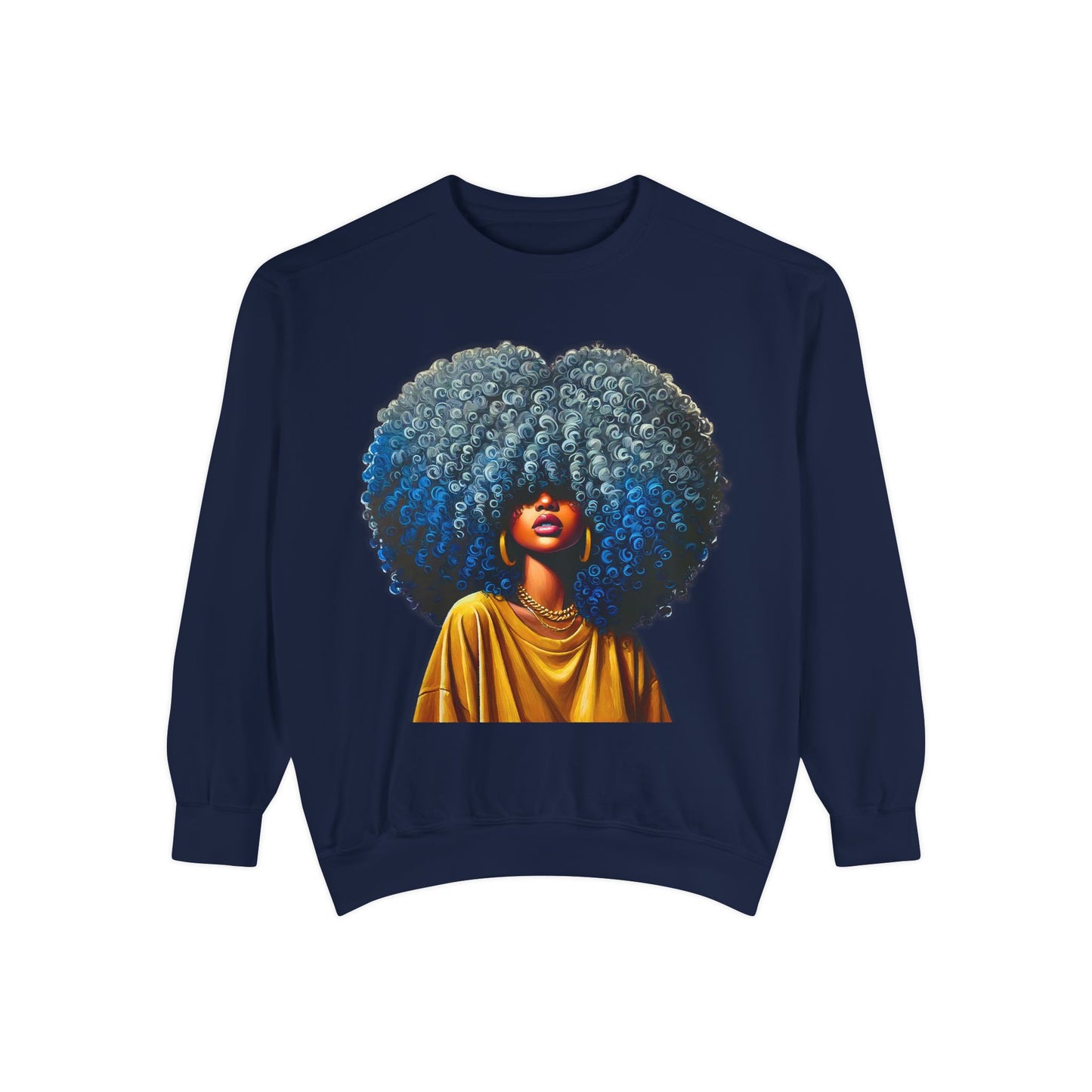 Colorful Afro Woman Sweatshirt