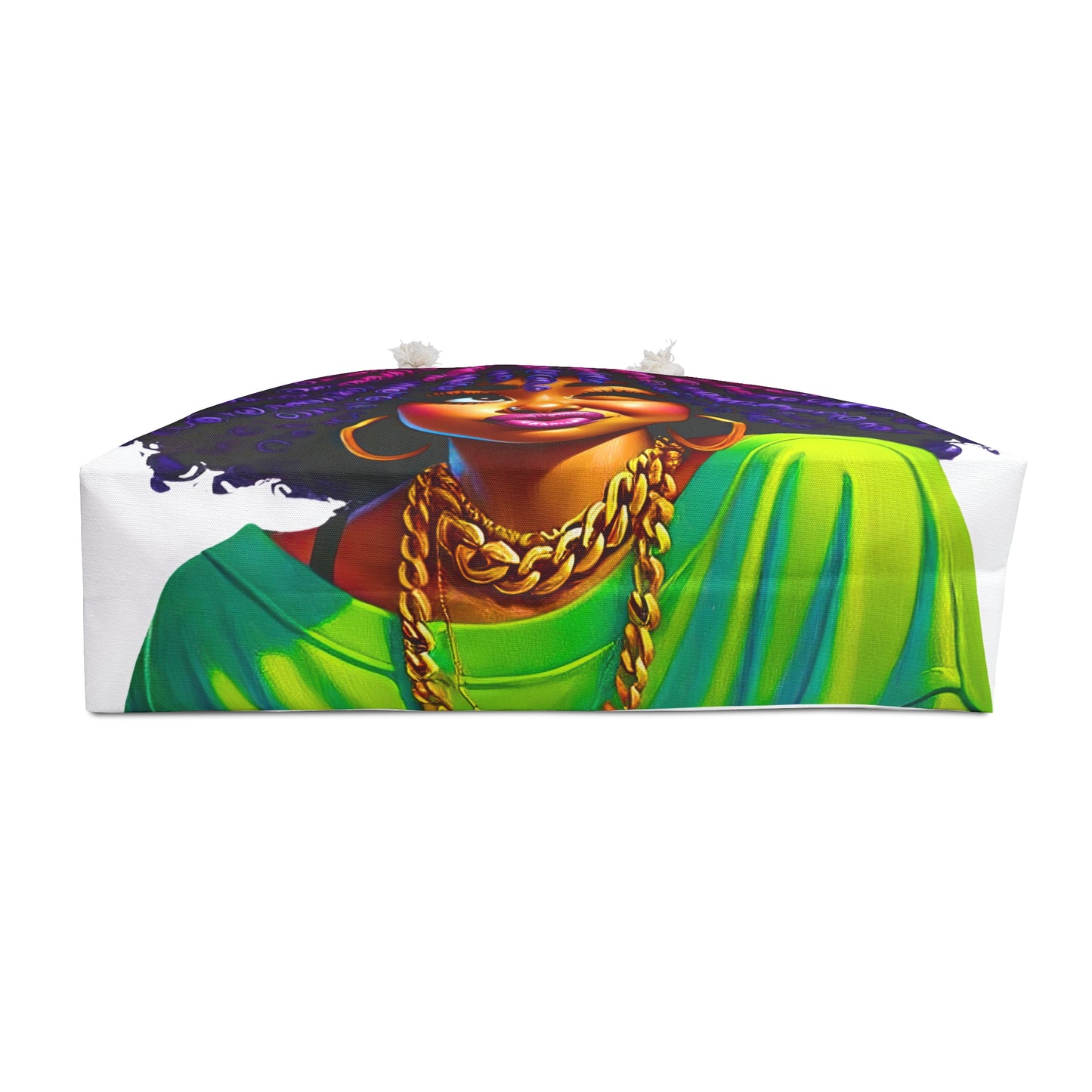 Vibrant Afro Chic Weekender Bag – Stylish Travel Tote for Natural Hair Lovers