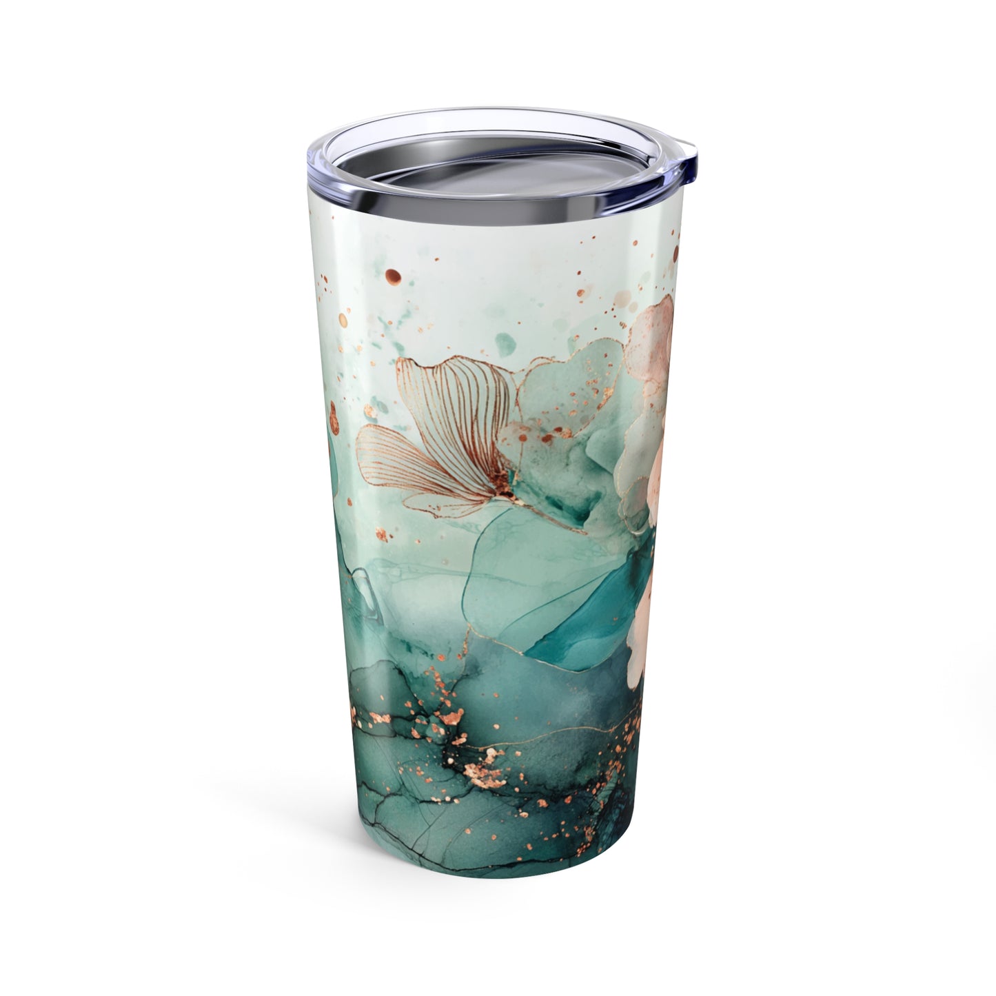 Golden Floral Tumbler 20oz