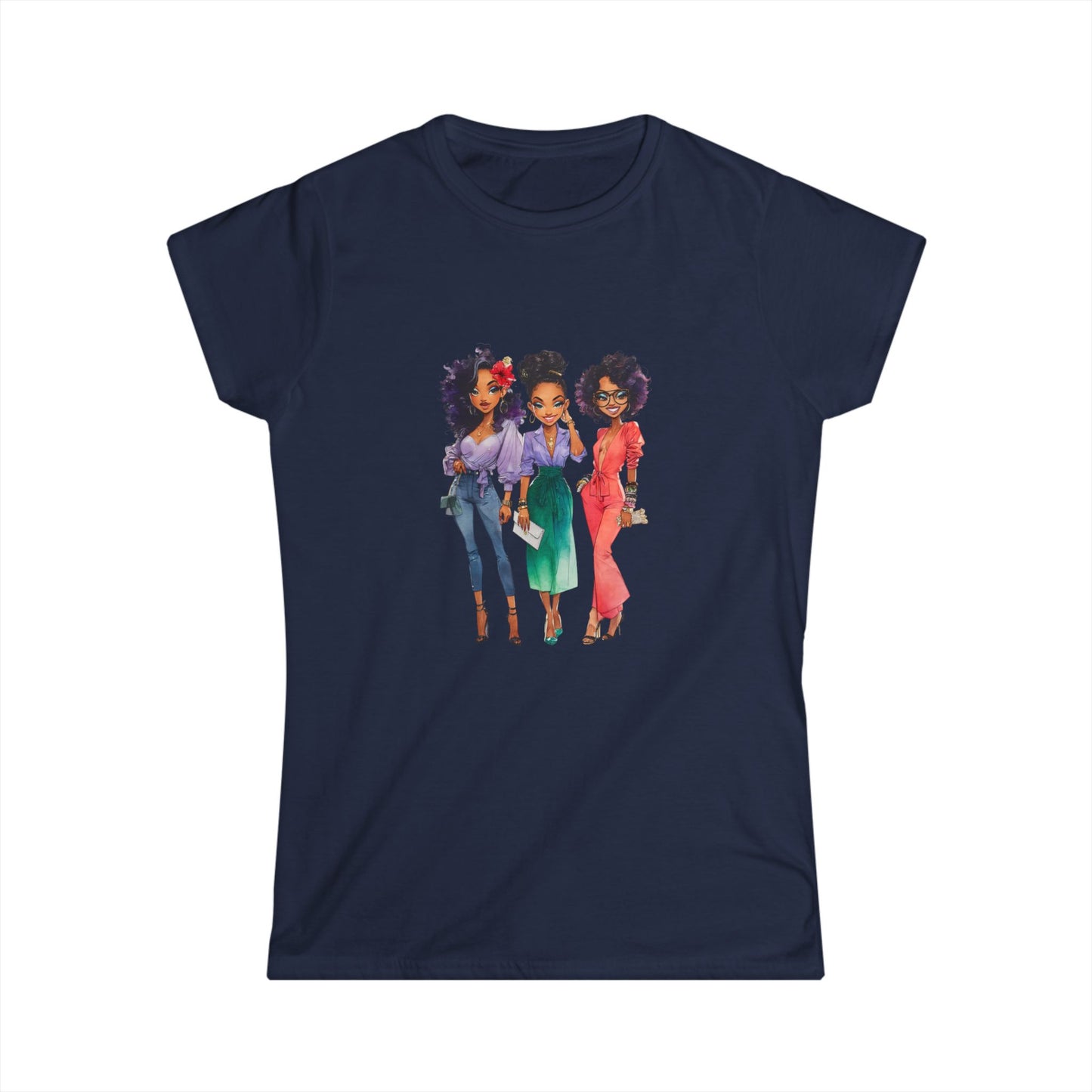 Empowered Women Graphic Tee - Comfortable Softstyle T-Shirt for Everyday Wear