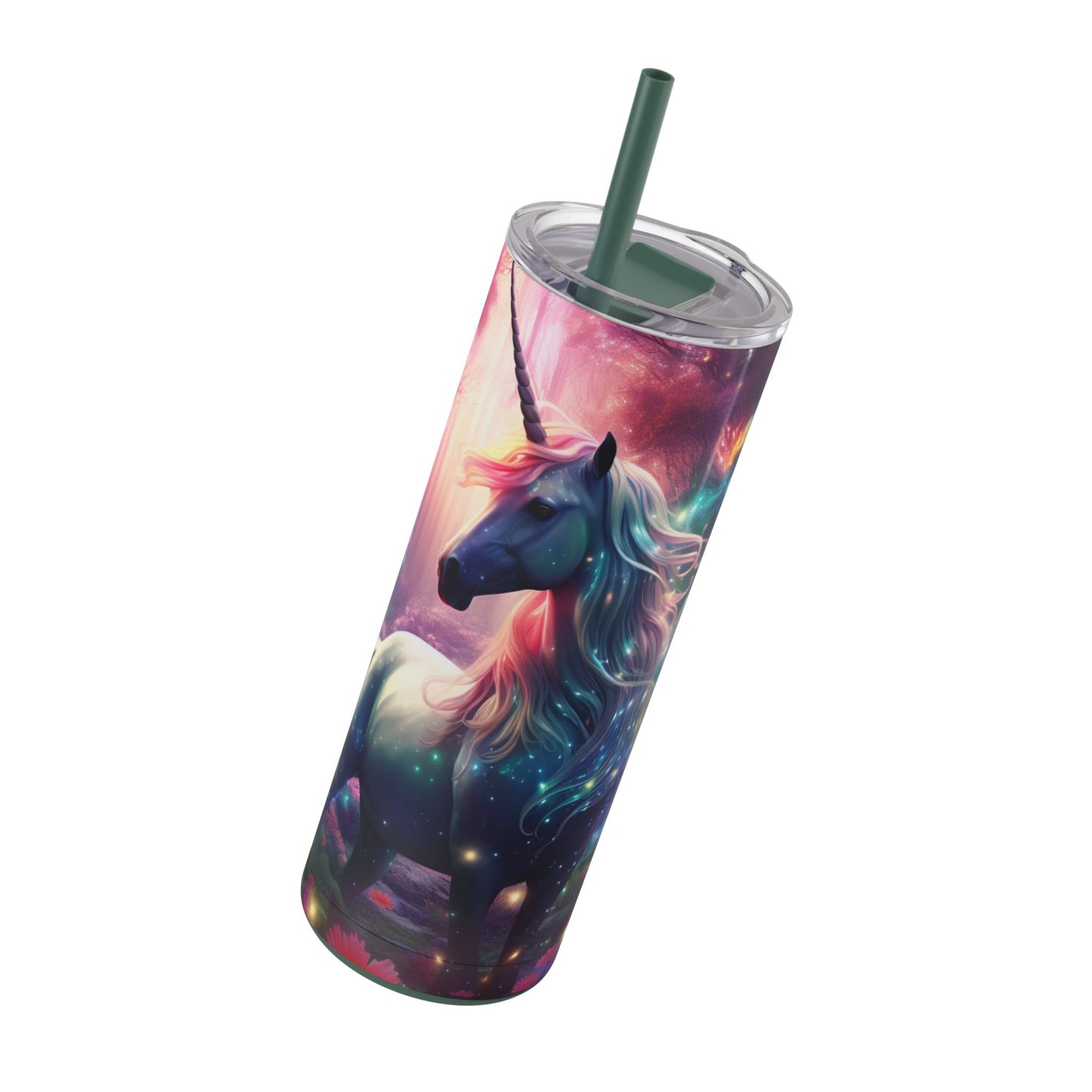 Unicorn Skinny Matte Tumbler, 20oz