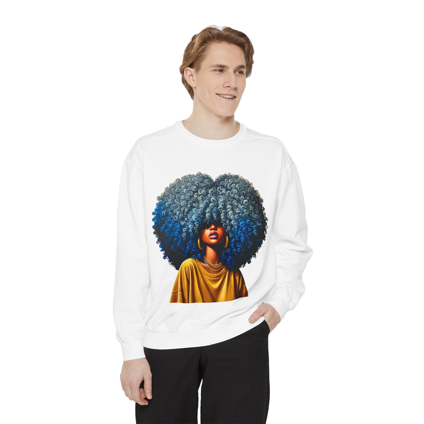 Colorful Afro Woman Sweatshirt