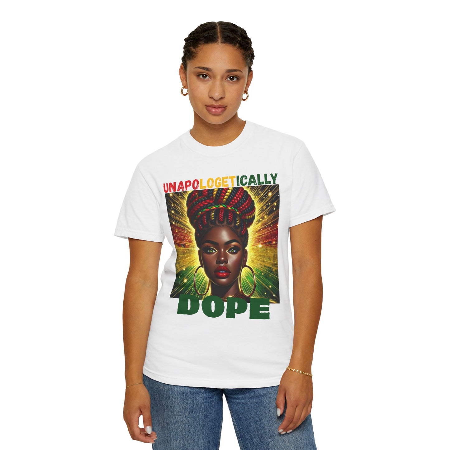 Unapologetically Dope T-Shirt, Vintage Style Tee, Afrocentric Apparel, Gift for Her, Black Culture Pride, Statement Shirt