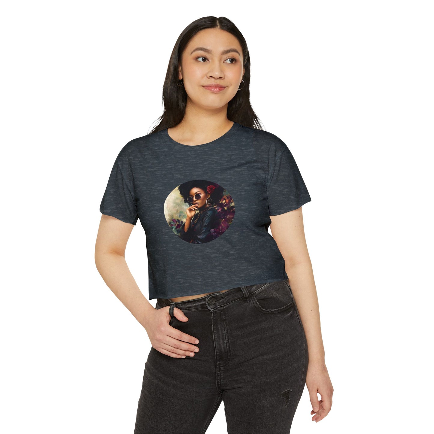 Bohemian Women's Festival Crop Top - Stylish Vintage Design