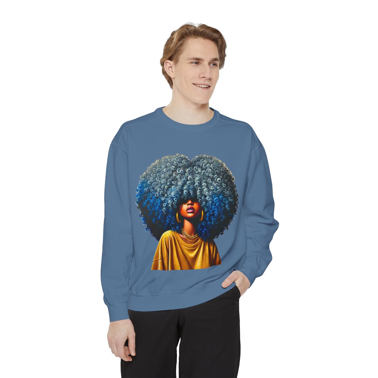 Colorful Afro Woman Sweatshirt