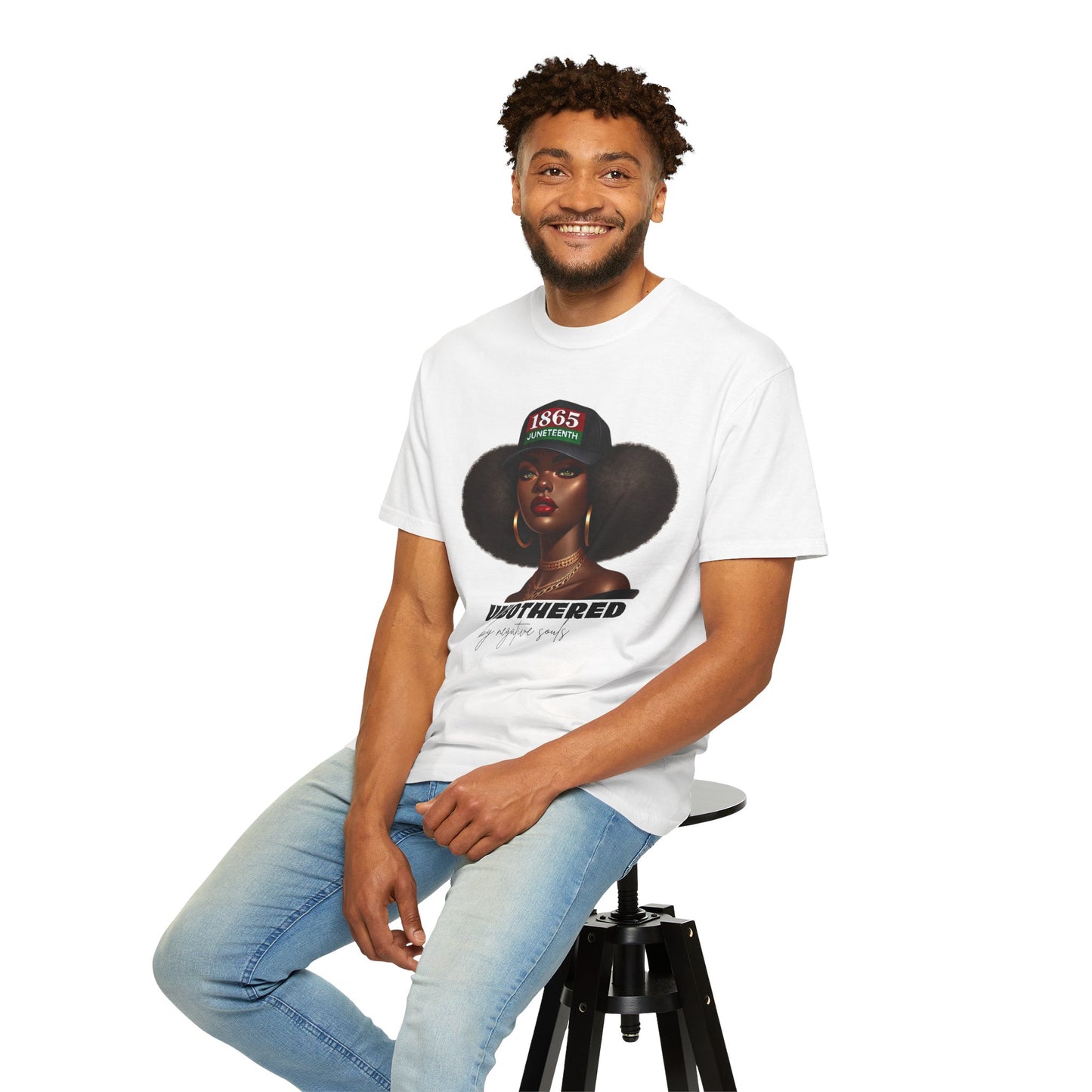 Unbothered Unisex Garment-Dyed T-Shirt | Bold Graphic Tee for Relaxed Style, Unique Gift, Casual Wear, Everyday Comfort, Empowerment Fashion