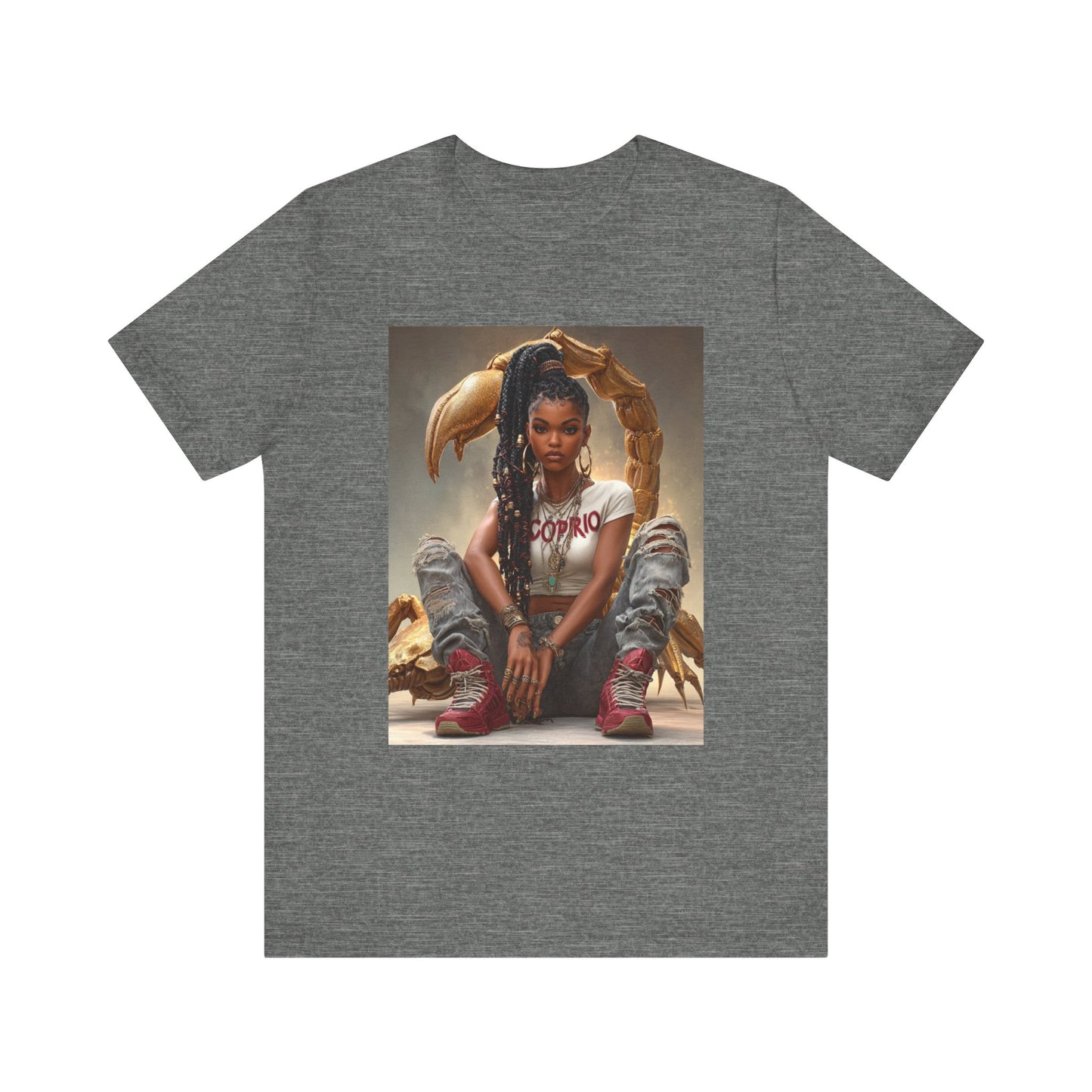Edgy Fashion Graphic Tee, Unisex Jersey Short Sleeve Tee, Trendy Casual Wear, Gift for Hip Hop Lovers, Streetwear Style, Summer Essential