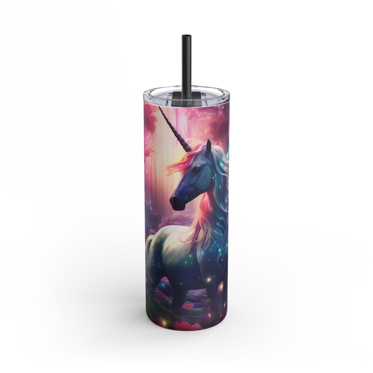Unicorn Skinny Matte Tumbler, 20oz