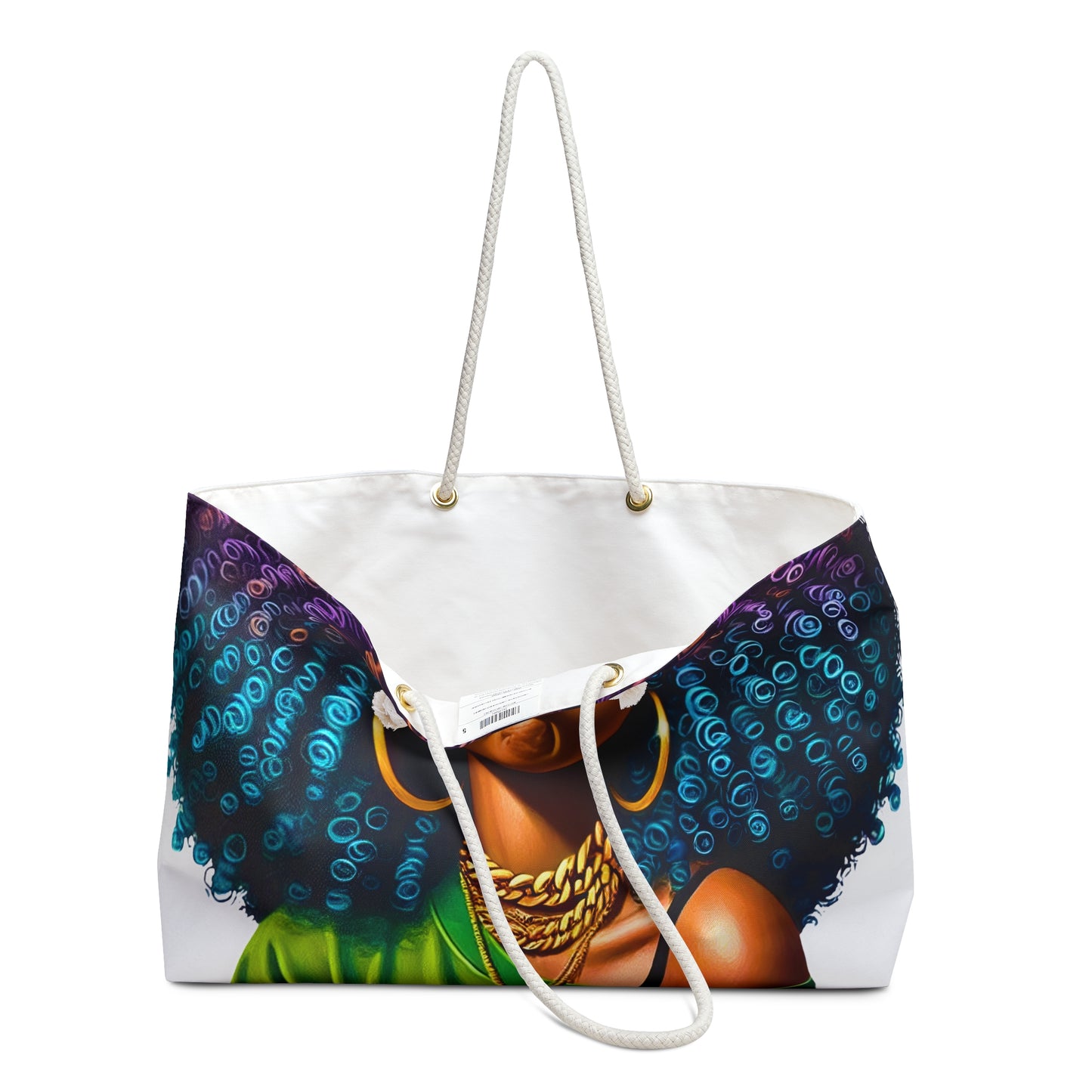 Vibrant Afro Chic Weekender Bag - Perfect for Travel & Stylish Outings