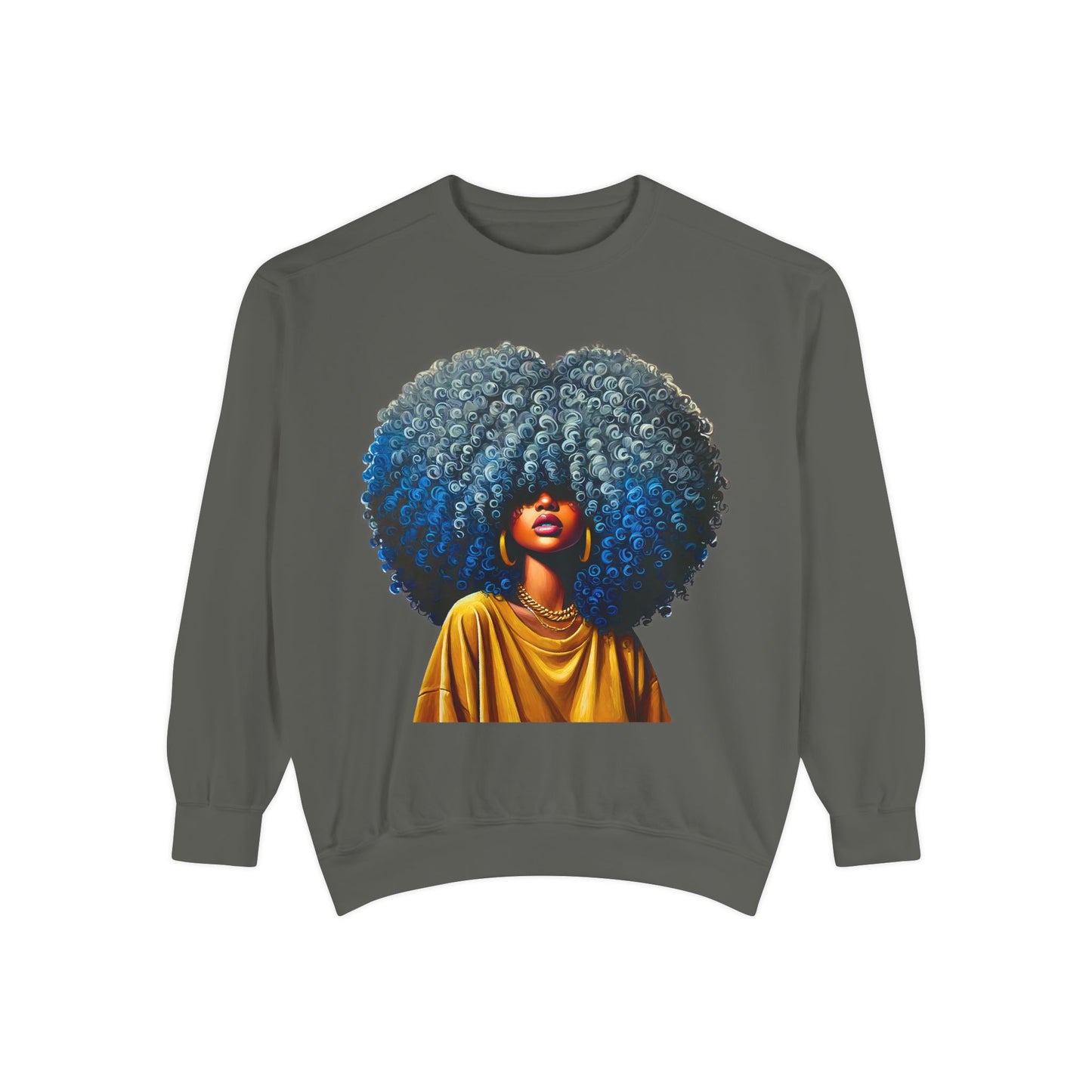Colorful Afro Woman Sweatshirt