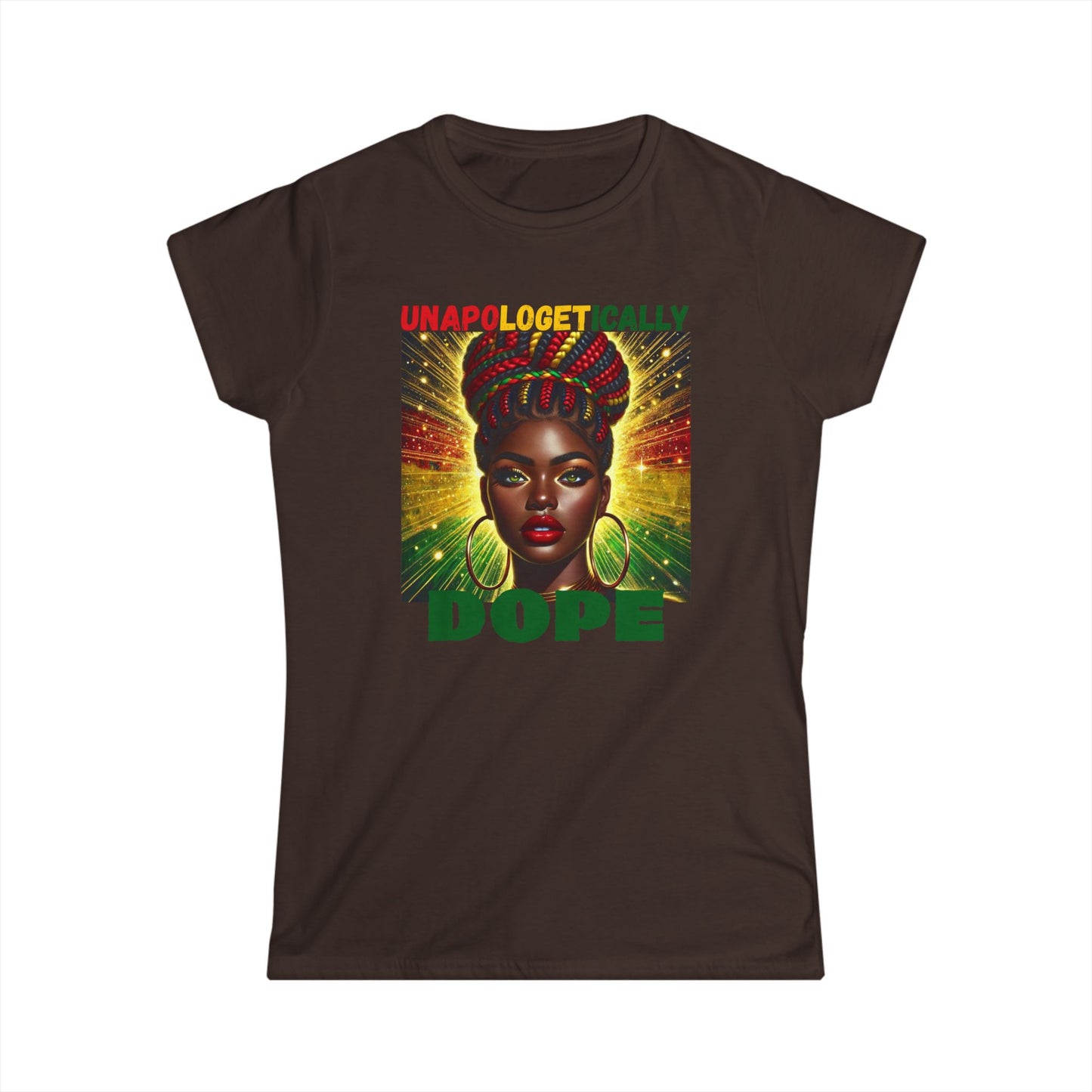 Unapologetically Dope Women's Tee - Empowering Graphic Shirt, Casual Wear, Gifts for Her, Black Girl Magic Fashion, Statement Tee