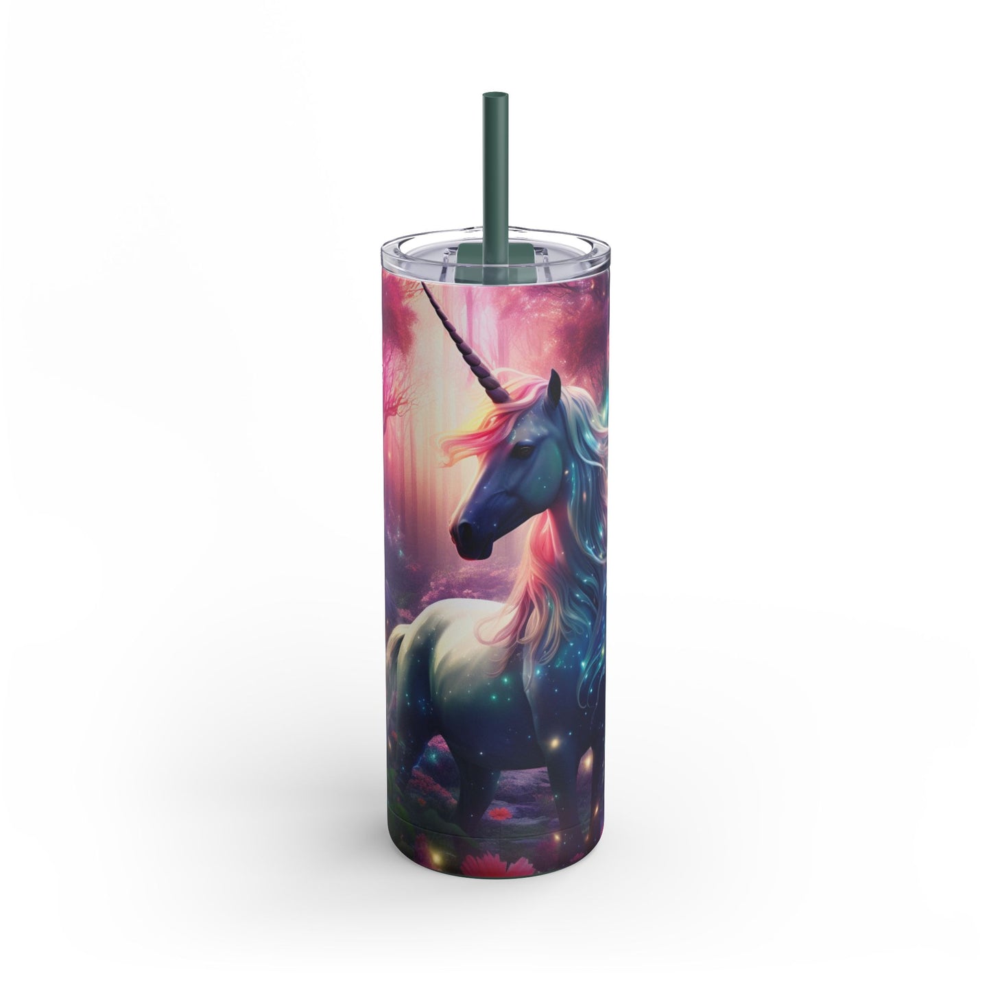 Unicorn Skinny Matte Tumbler, 20oz