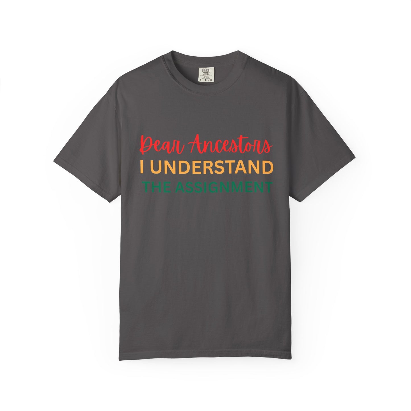 Dear Ancestors Unisex T-shirt, Funny Tee, Gift for Family, Heritage Pride Shirt, Casual Everyday Wear, Unique Statement Tee