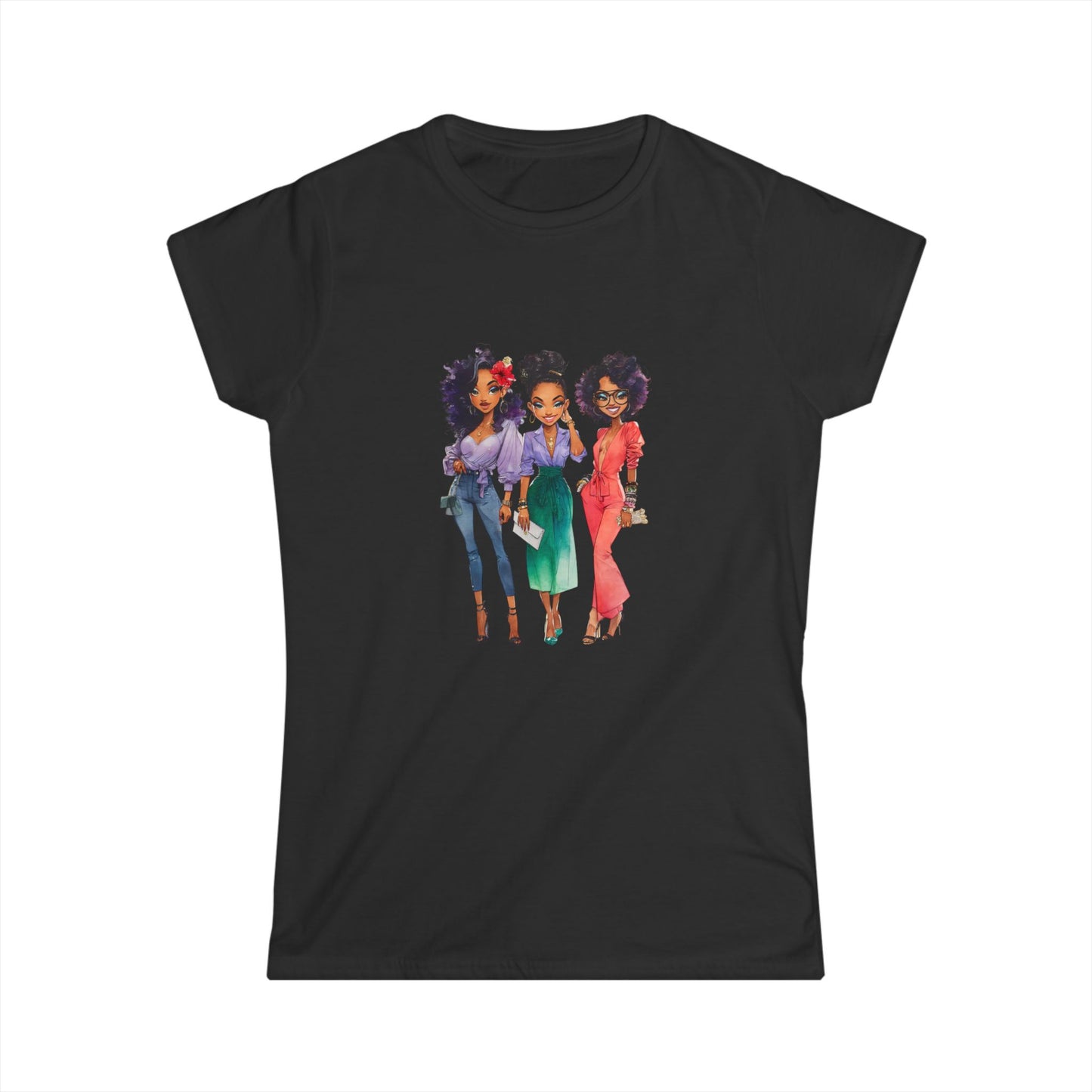 Empowered Women Graphic Tee - Comfortable Softstyle T-Shirt for Everyday Wear