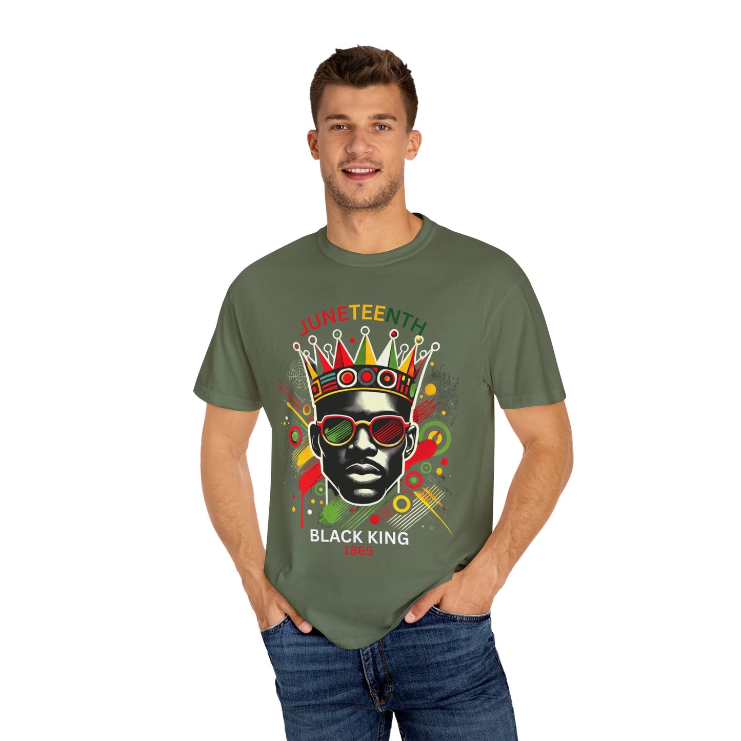 Unisex Black King T-shirt