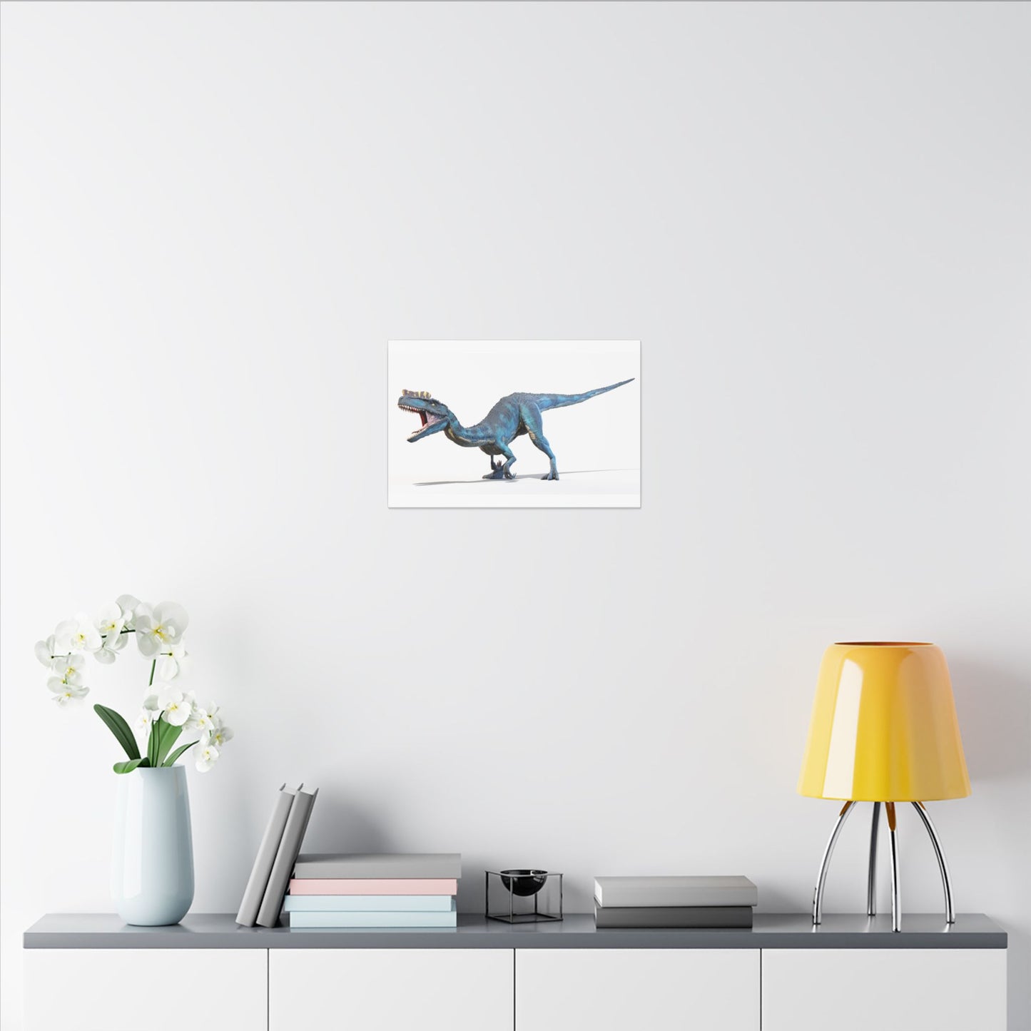 Dinosaur Themed Canvas Wall Art - Stretched Matte Design