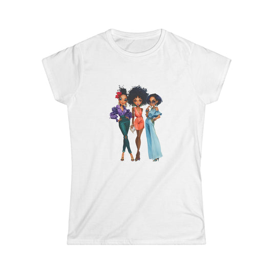 Empowered Women Softstyle Tee - Fashionable Graphic T-Shirt for Confident Women