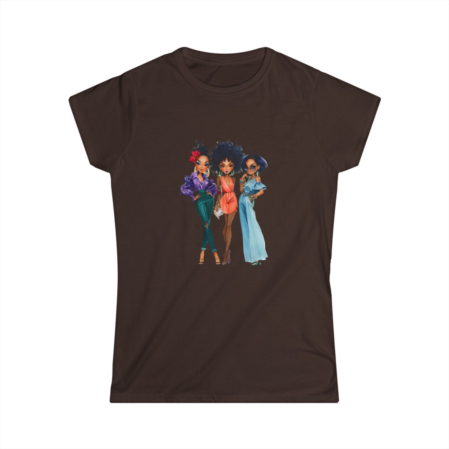 Empowered Women Softstyle Tee - Fashionable Graphic T-Shirt for Confident Women