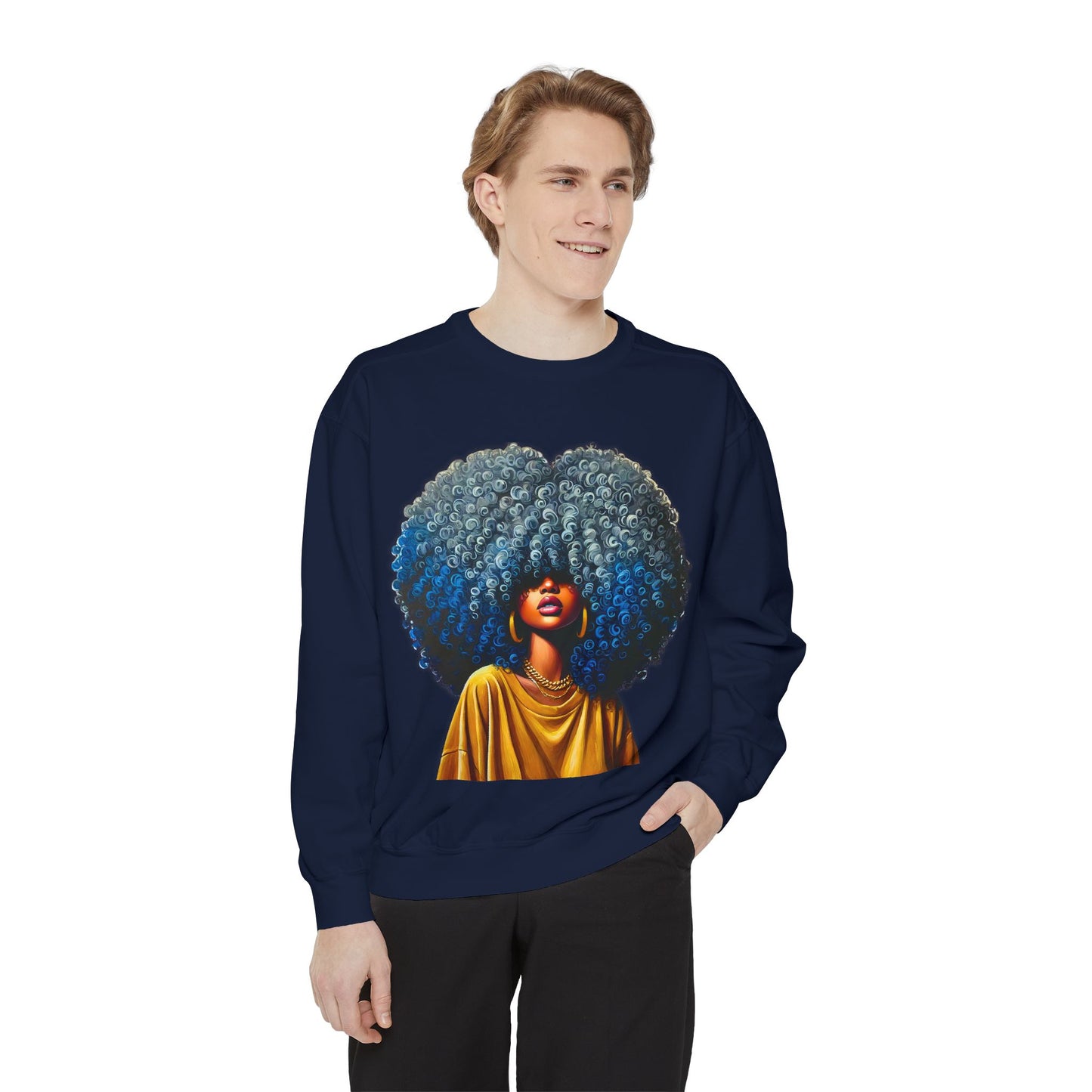Colorful Afro Woman Sweatshirt