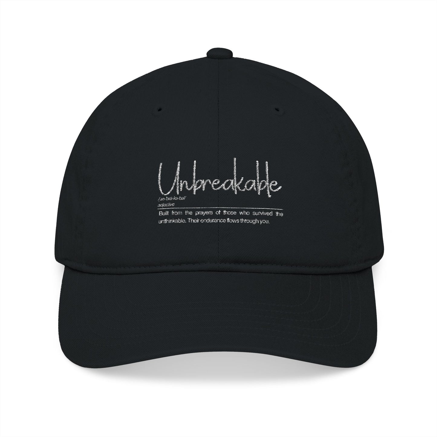 Unbreakable Baseball Cap - Unbreakable, Eco-Friendly Cap, Custom Embroidery Hat, Perfect Gift for Outdoor Lovers, Casual Style, Everyday Use