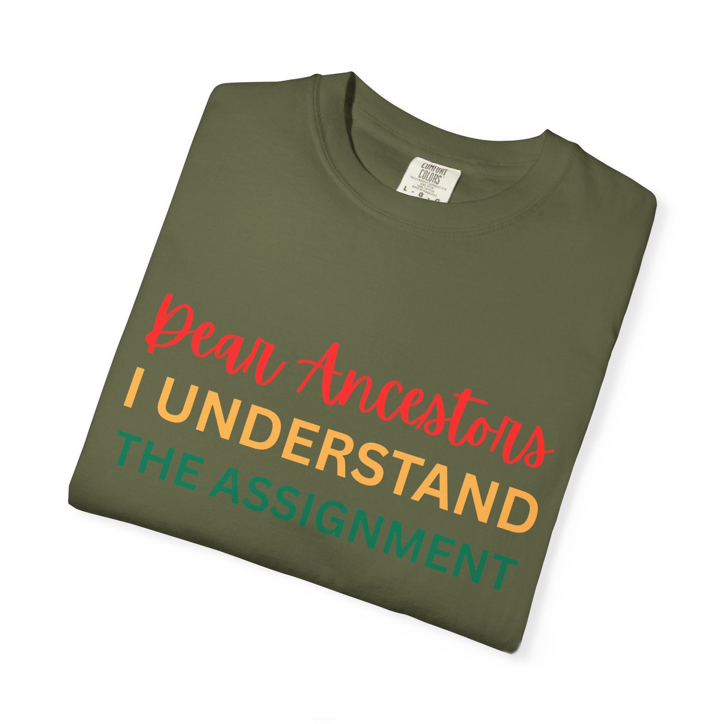 Dear Ancestors Unisex T-shirt, Funny Tee, Gift for Family, Heritage Pride Shirt, Casual Everyday Wear, Unique Statement Tee