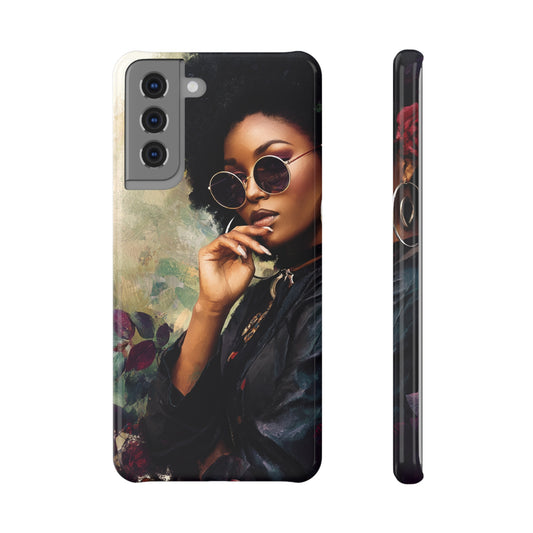 Stylish Slim Snap Case with Elegant Portrait Design