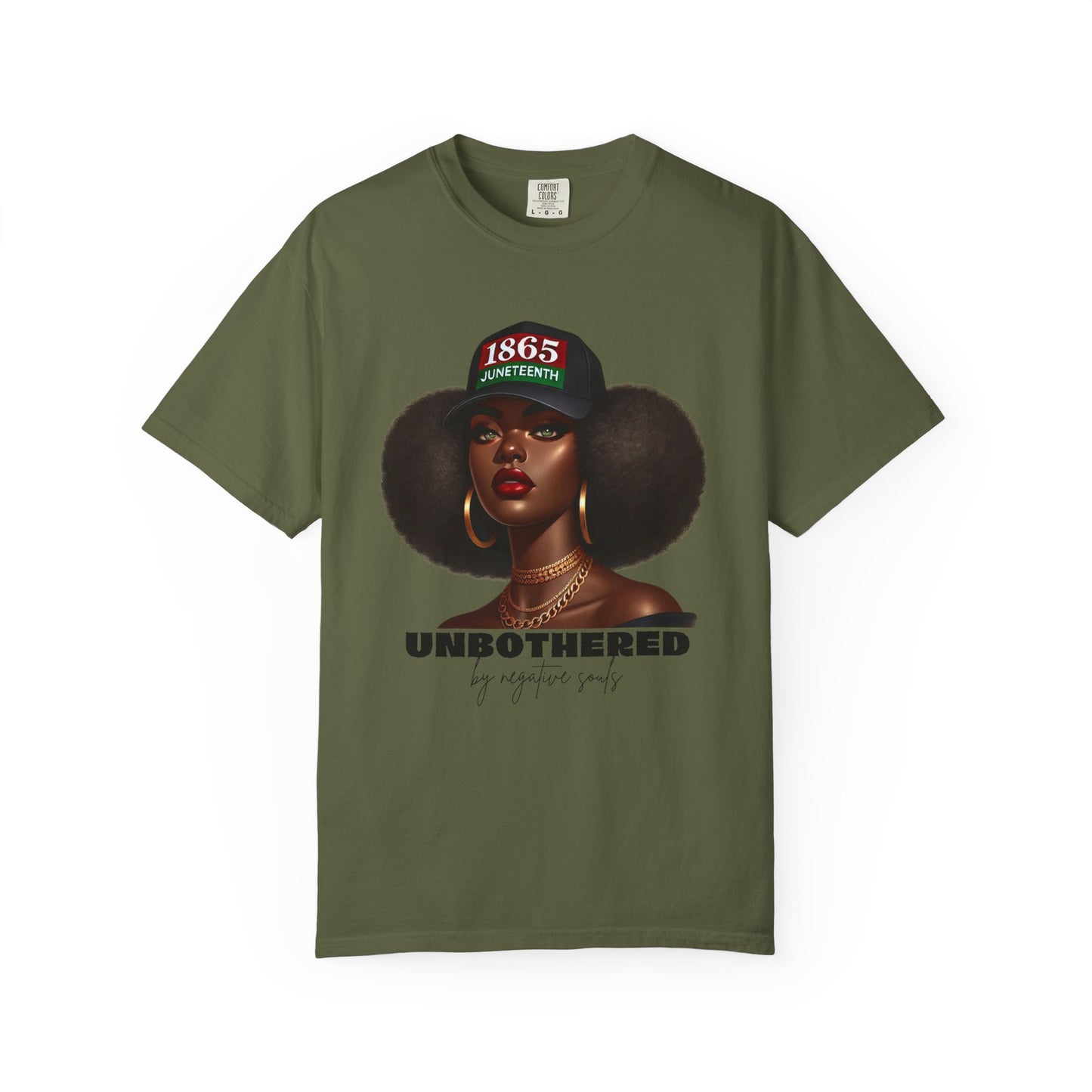 Unbothered Unisex Garment-Dyed T-Shirt | Bold Graphic Tee for Relaxed Style, Unique Gift, Casual Wear, Everyday Comfort, Empowerment Fashion