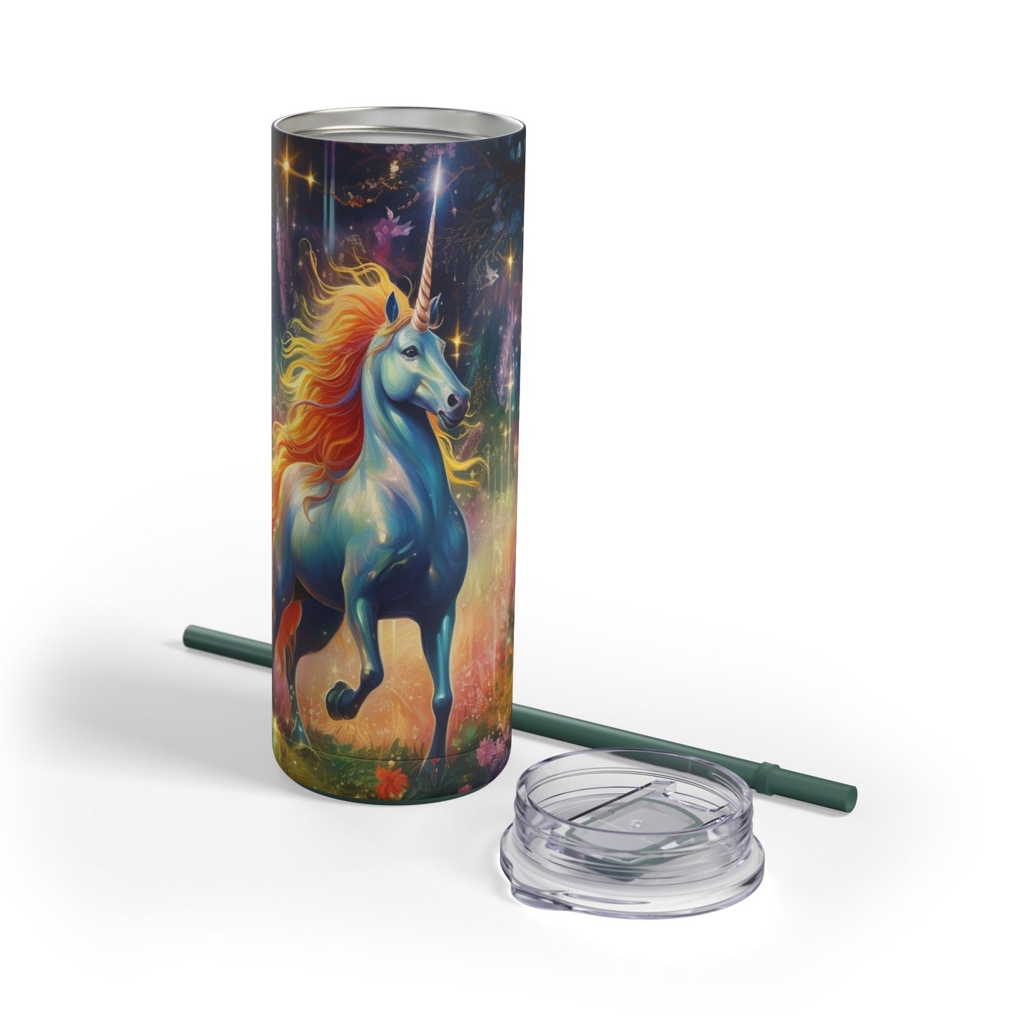 Unicorn Skinny Matte Tumbler, 20oz