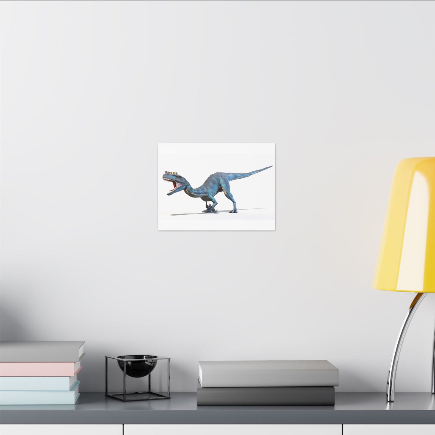 Dinosaur Themed Canvas Wall Art - Stretched Matte Design