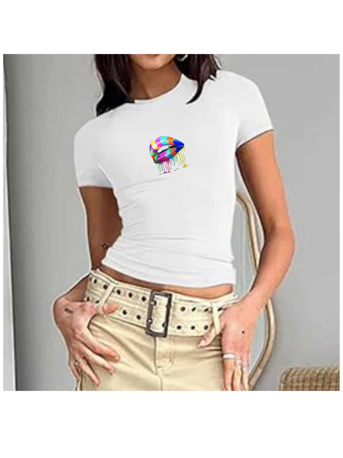 Graphic Crewneck Short Sleeve T-Shirts Tops