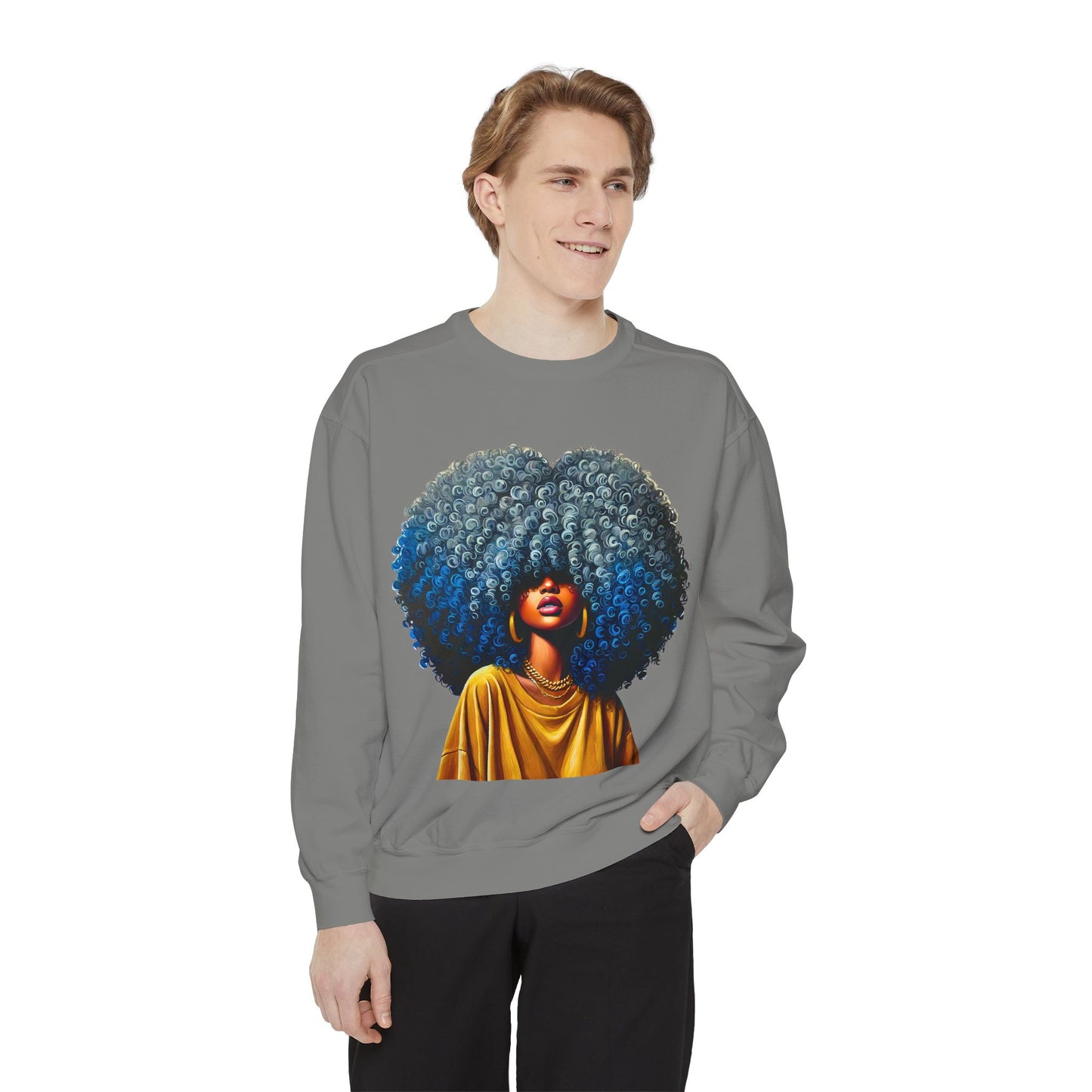 Colorful Afro Woman Sweatshirt