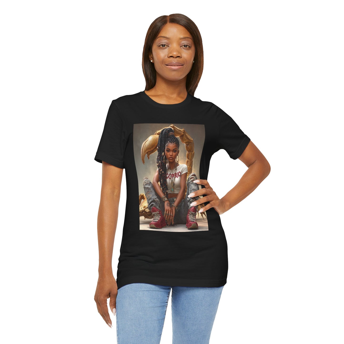 Edgy Fashion Graphic Tee, Unisex Jersey Short Sleeve Tee, Trendy Casual Wear, Gift for Hip Hop Lovers, Streetwear Style, Summer Essential