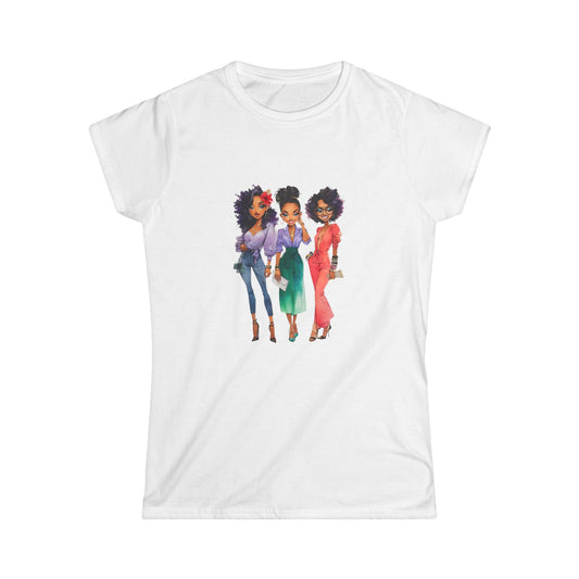 Empowered Women Graphic Tee - Comfortable Softstyle T-Shirt for Everyday Wear