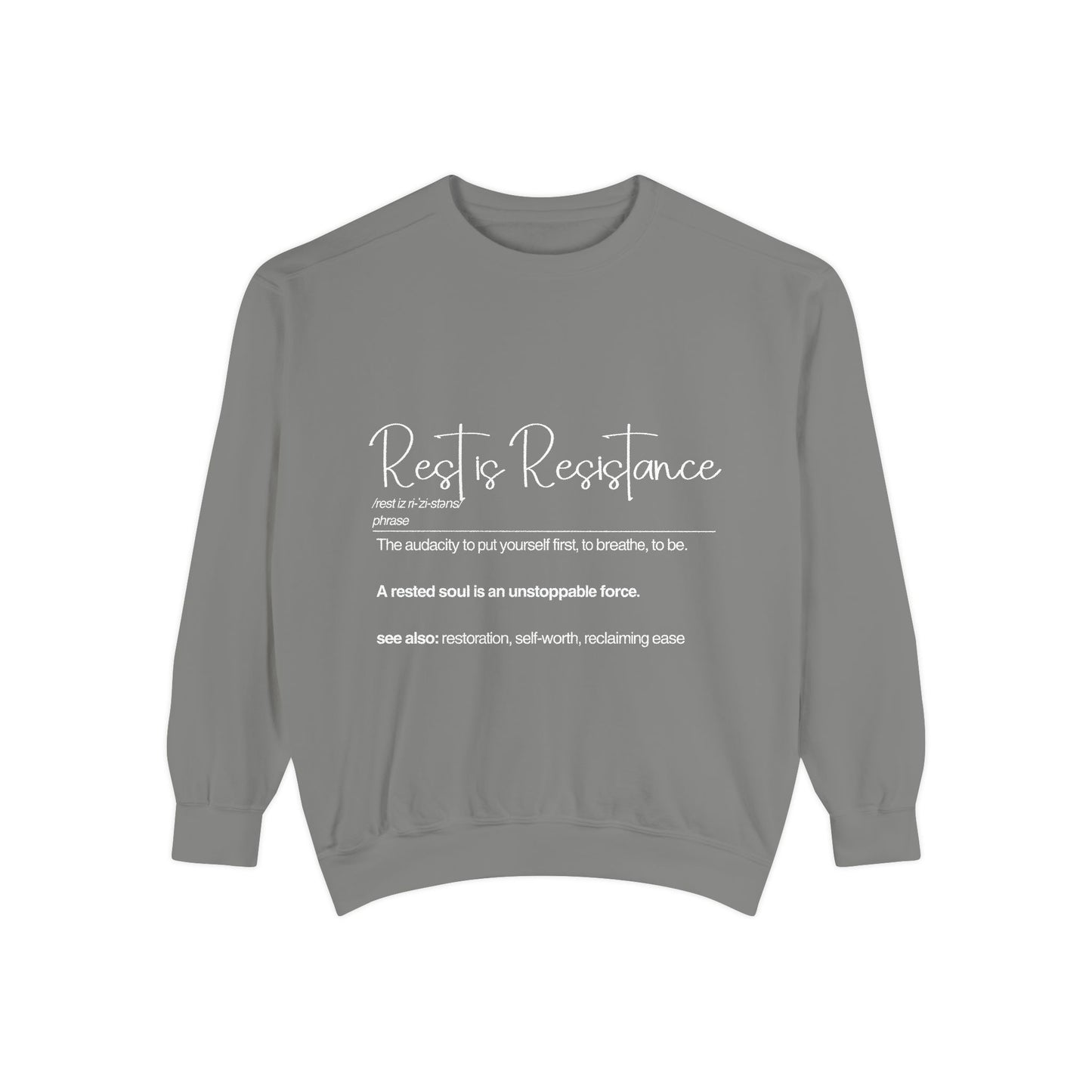 Rest in Resistance Sweatshirt - Perfect for All Seasons