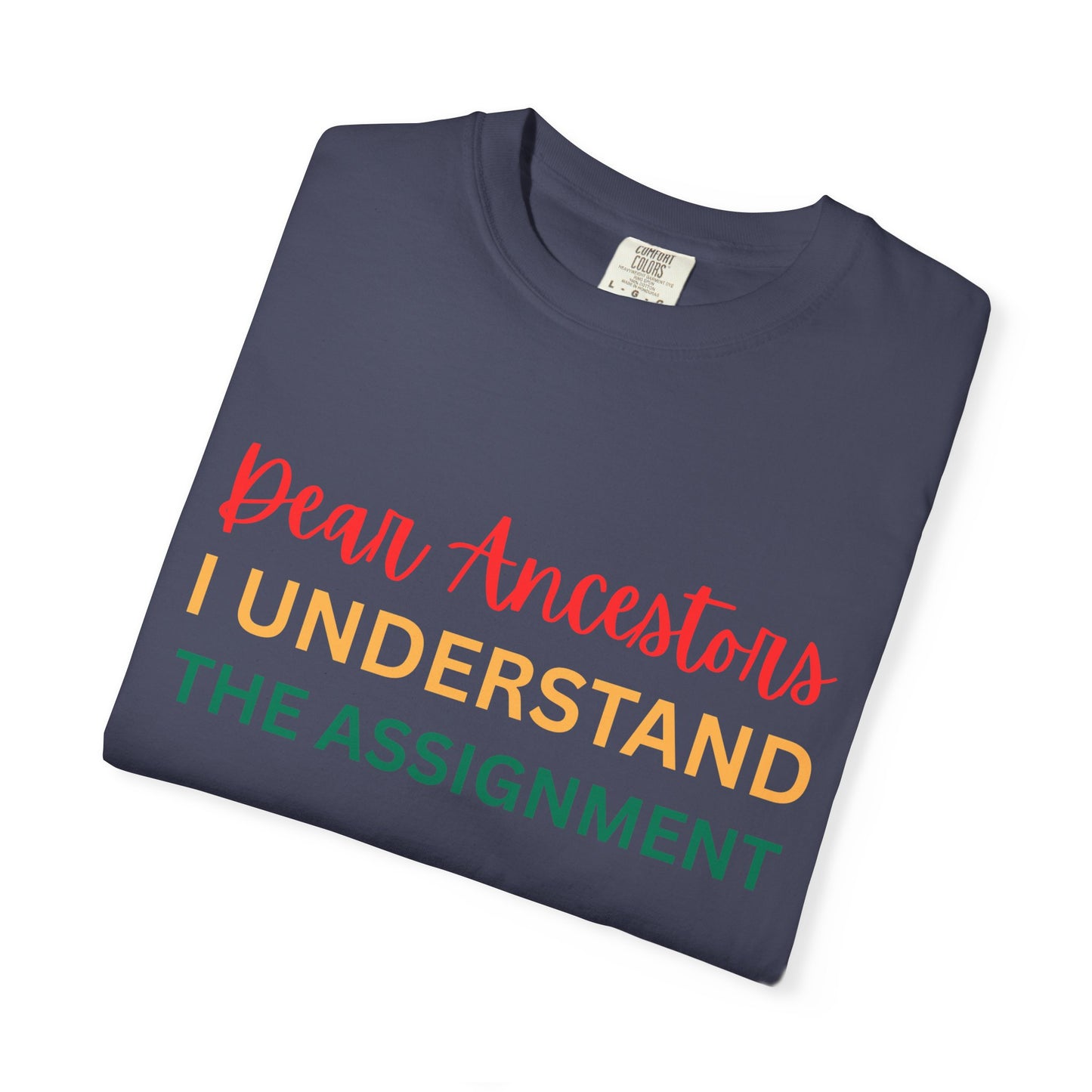 Dear Ancestors Unisex T-shirt, Funny Tee, Gift for Family, Heritage Pride Shirt, Casual Everyday Wear, Unique Statement Tee