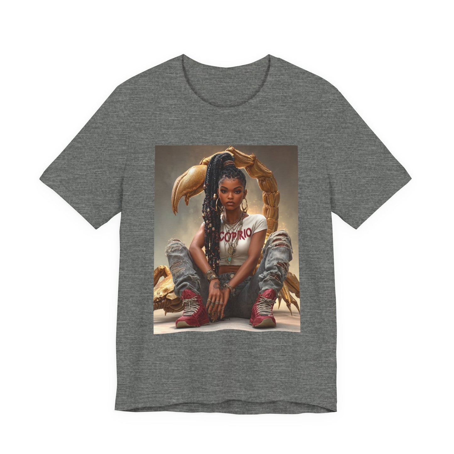 Edgy Fashion Graphic Tee, Unisex Jersey Short Sleeve Tee, Trendy Casual Wear, Gift for Hip Hop Lovers, Streetwear Style, Summer Essential