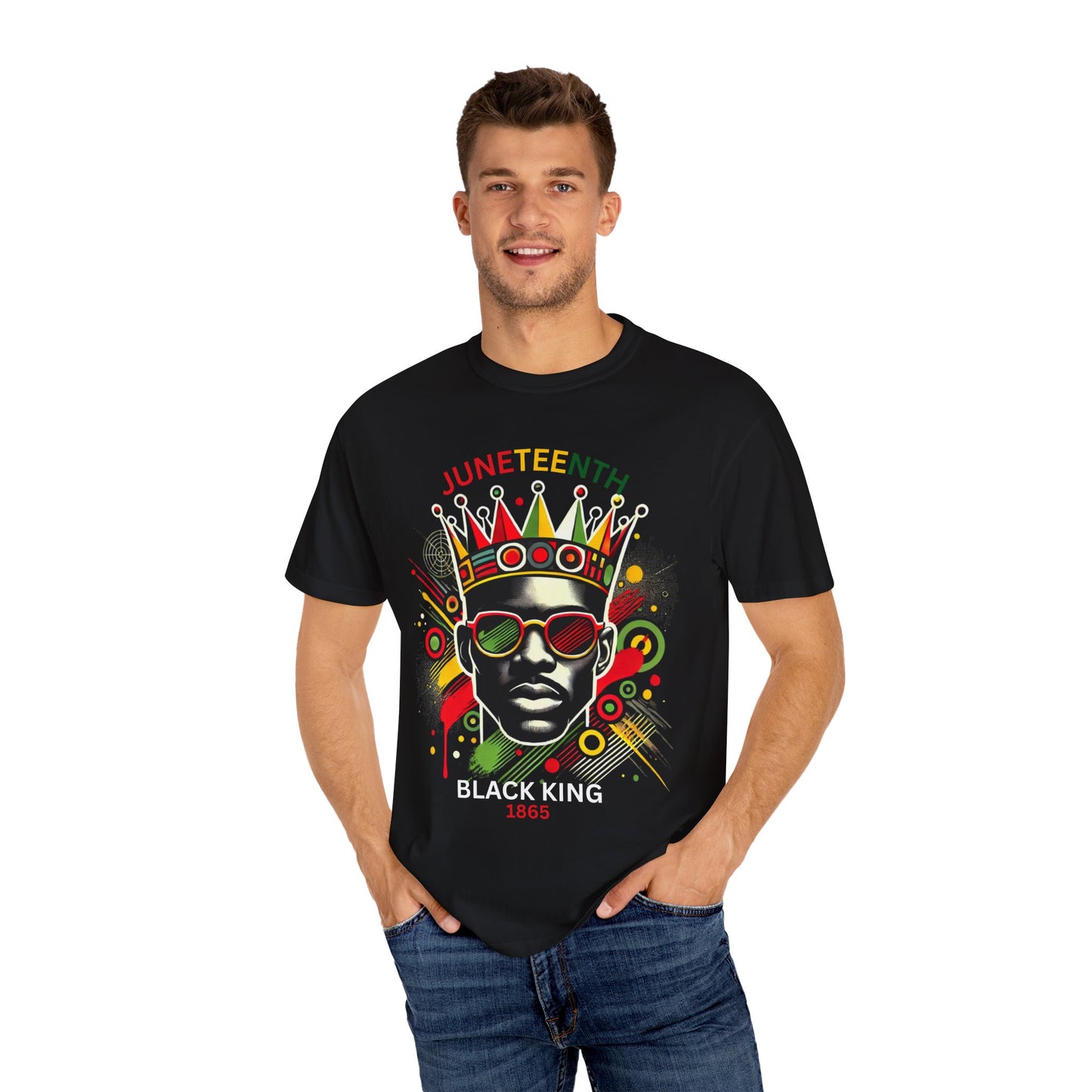 Unisex Black King T-shirt